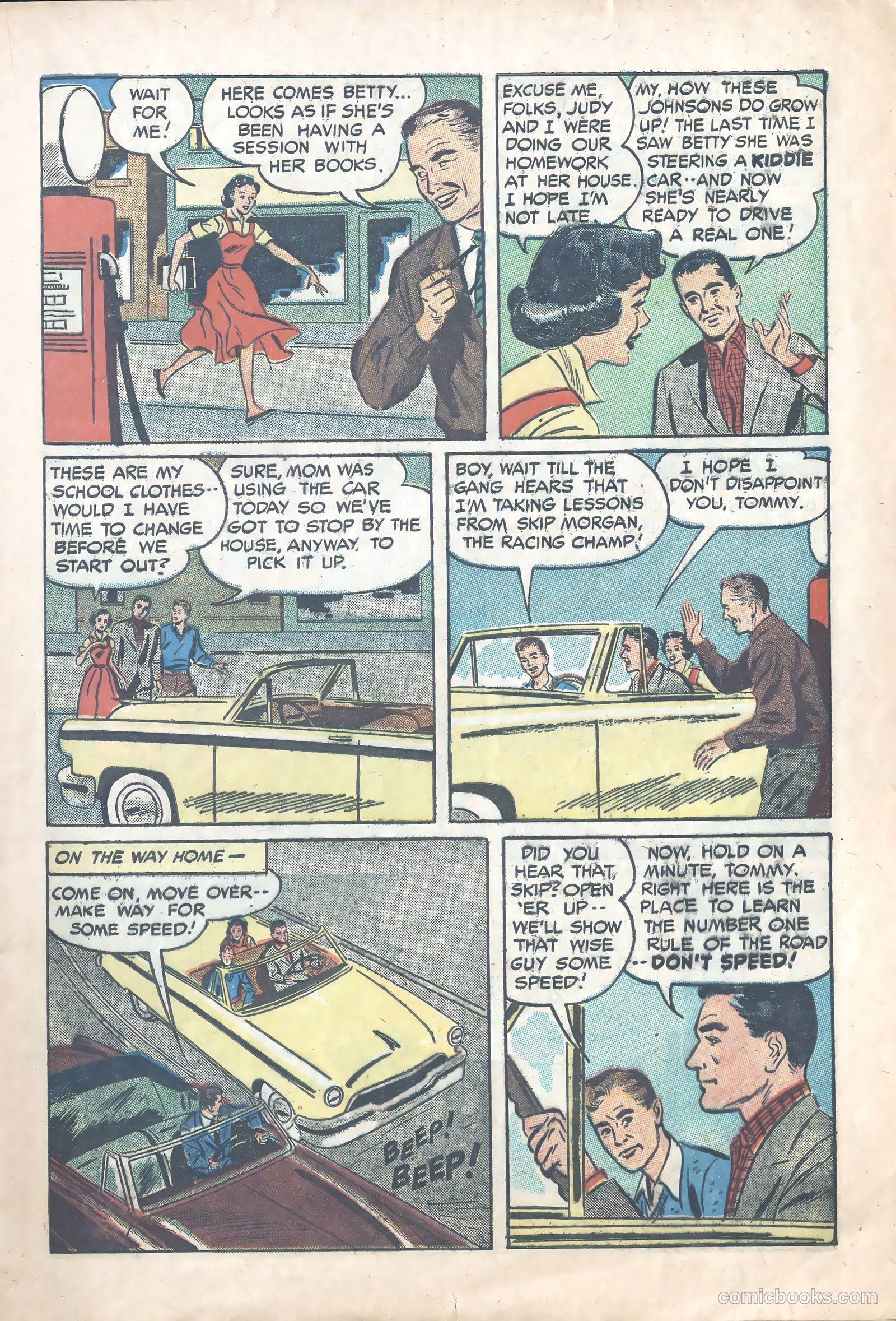 Tommy Gets the Keys #nn (1954) — page 11 of 32