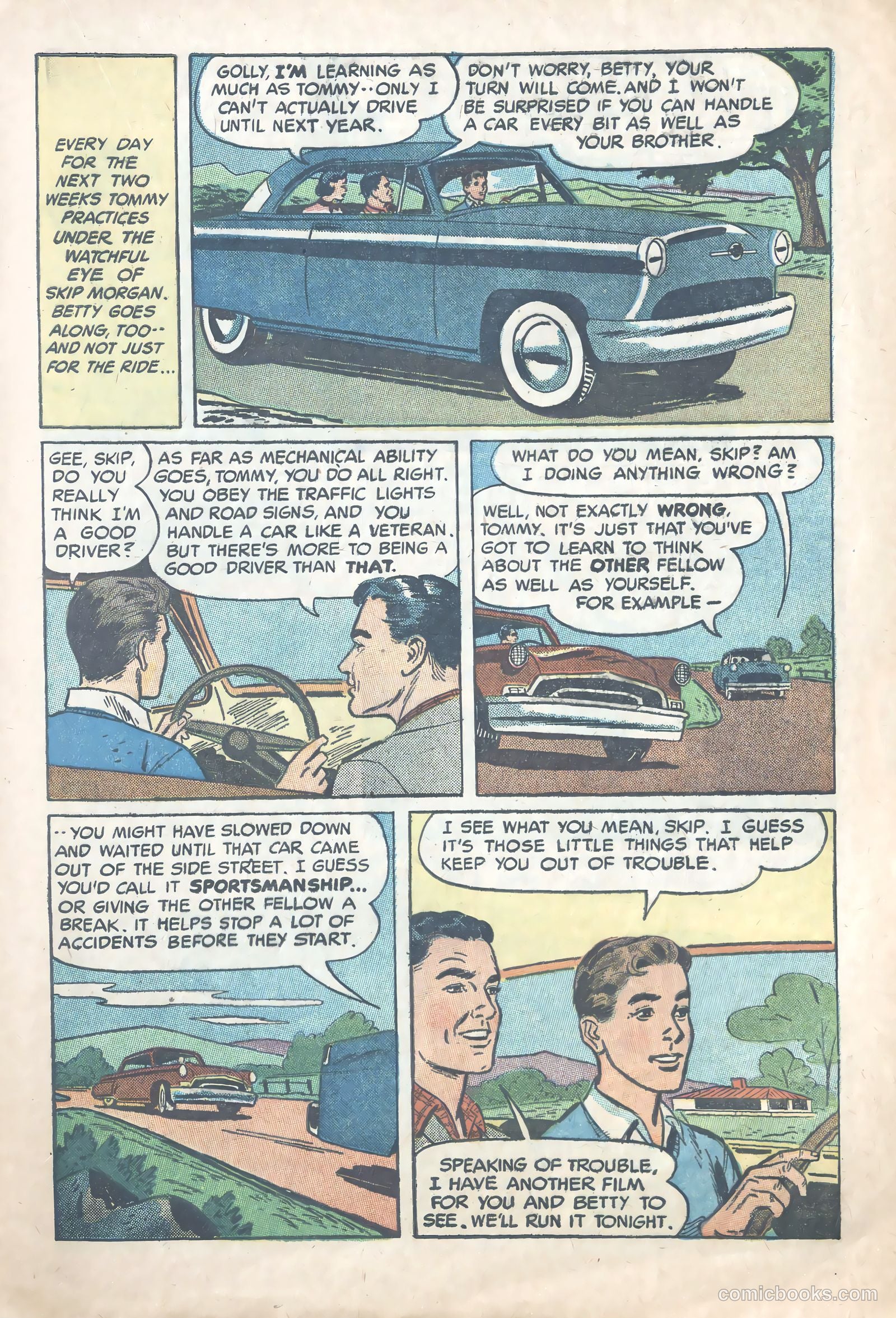 Tommy Gets the Keys #nn (1954) — page 19 of 32