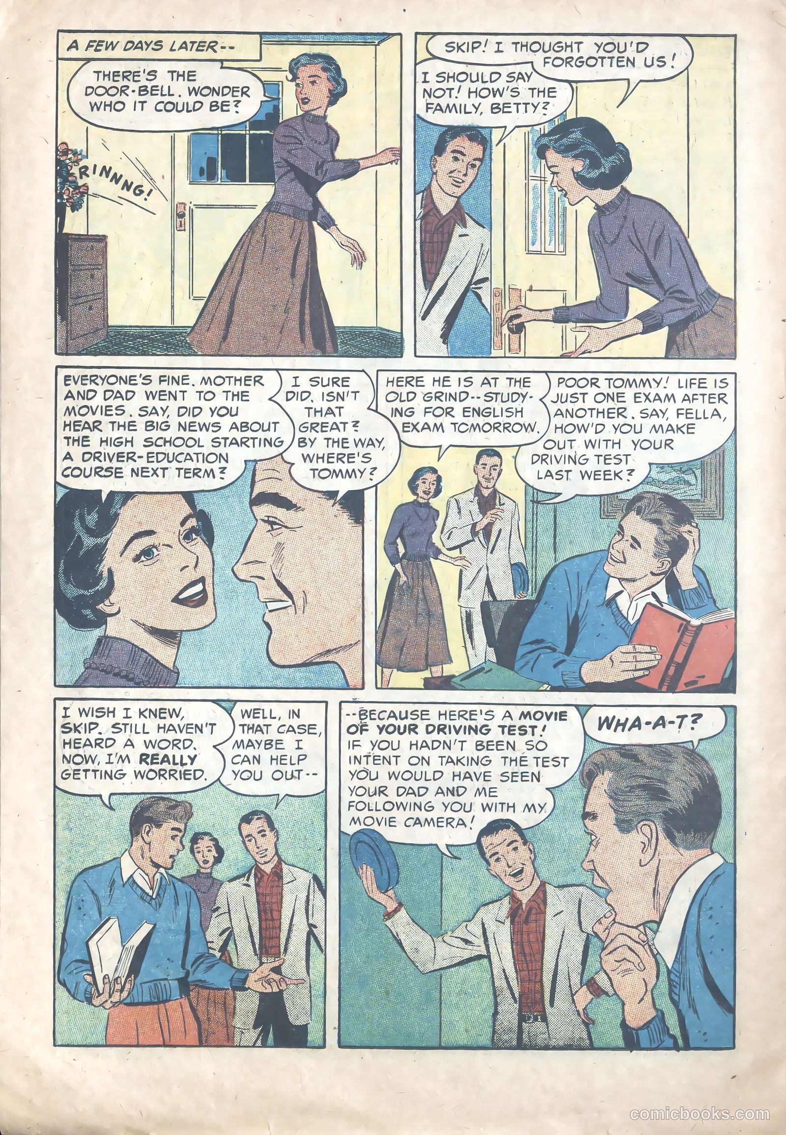 Tommy Gets the Keys #nn (1954) — page 28 of 32