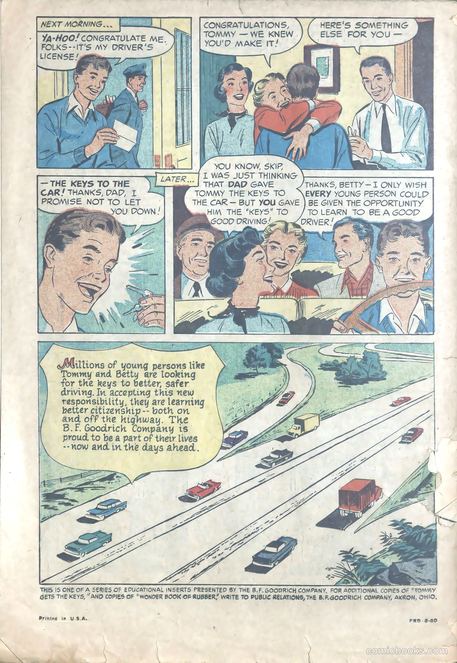 Tommy Gets the Keys #nn (1954) — page 32 of 32