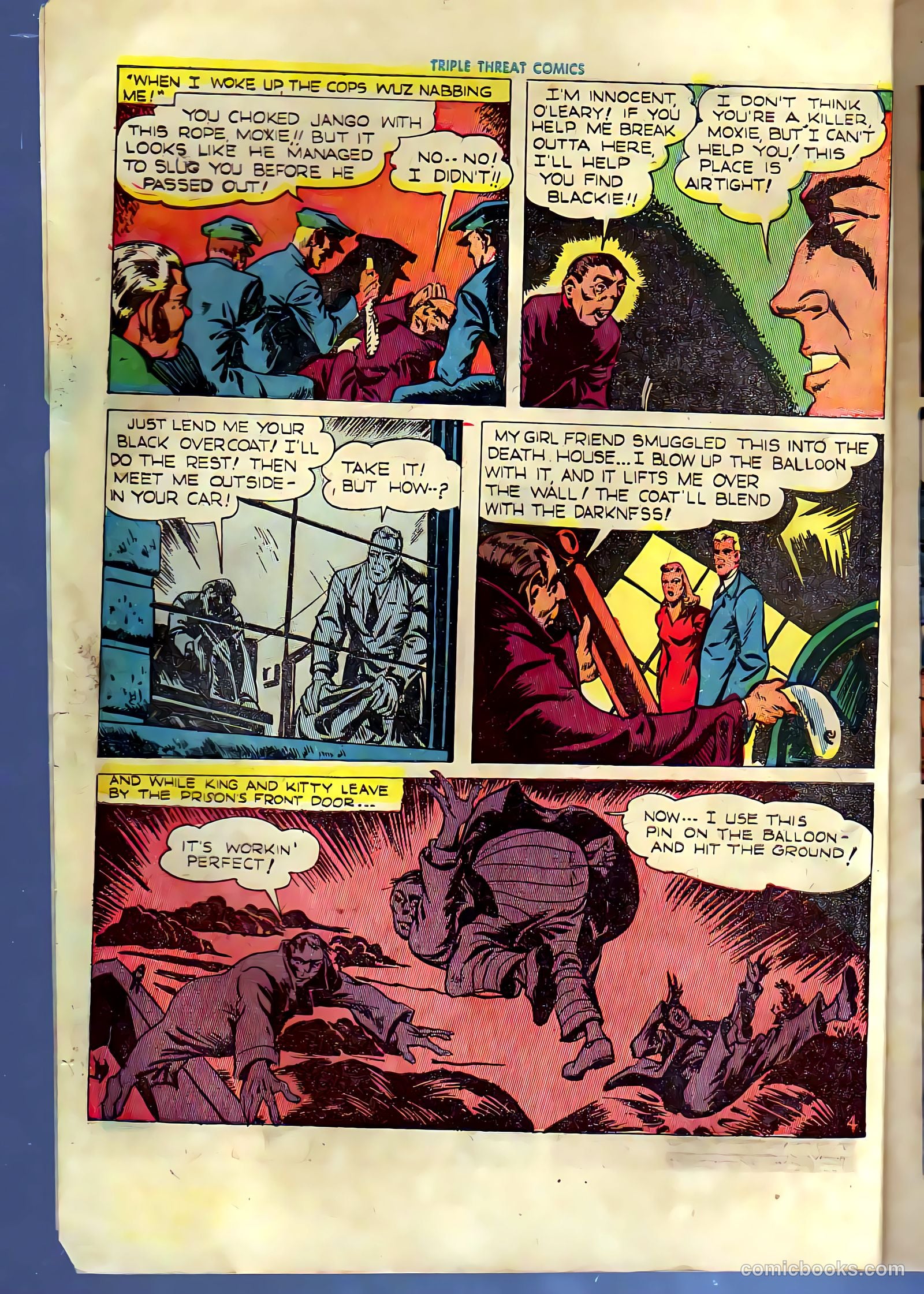 triple threat comics 1945 raw #nn (1945) — page 6 of 52