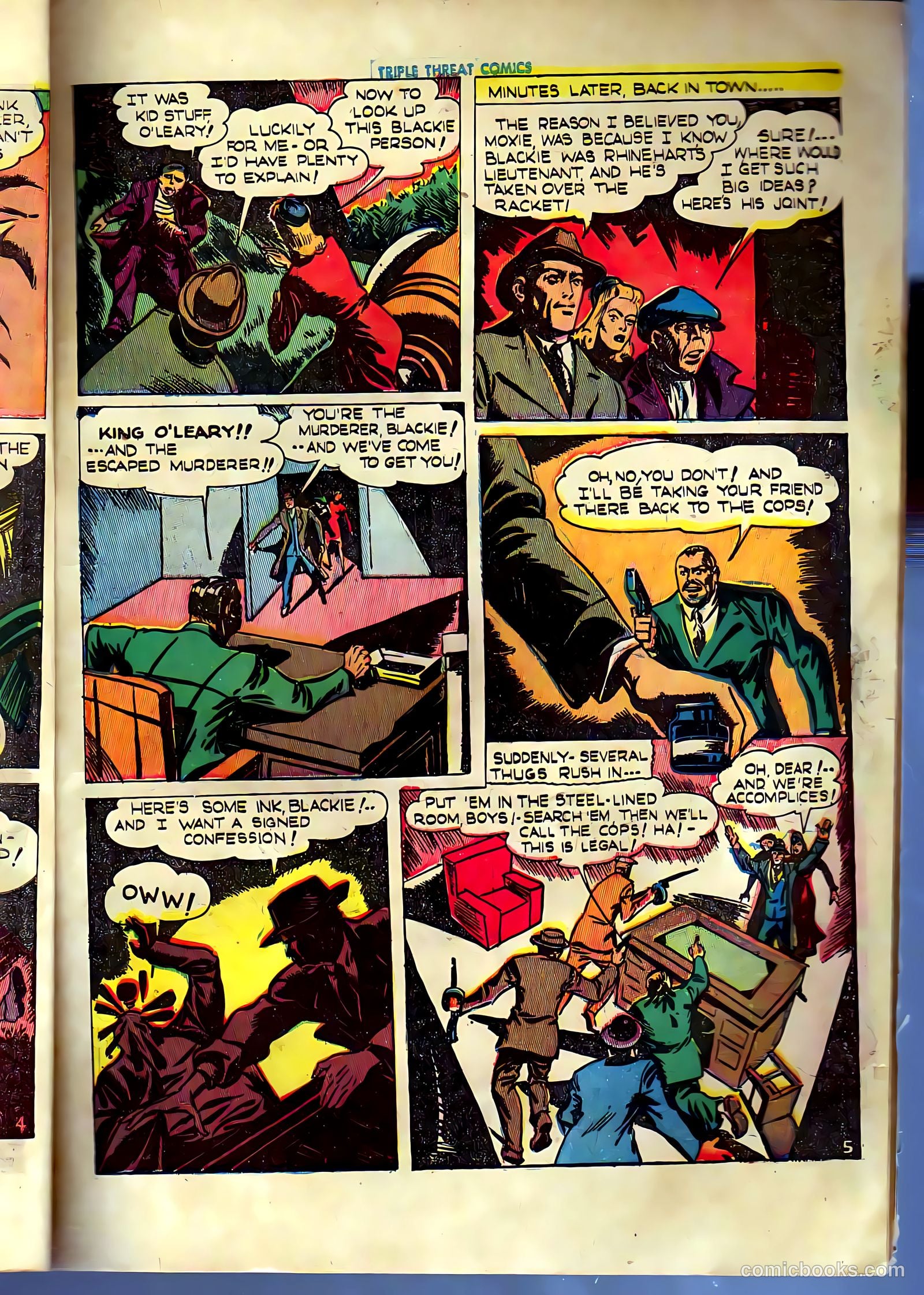 triple threat comics 1945 raw #nn (1945) — page 7 of 52