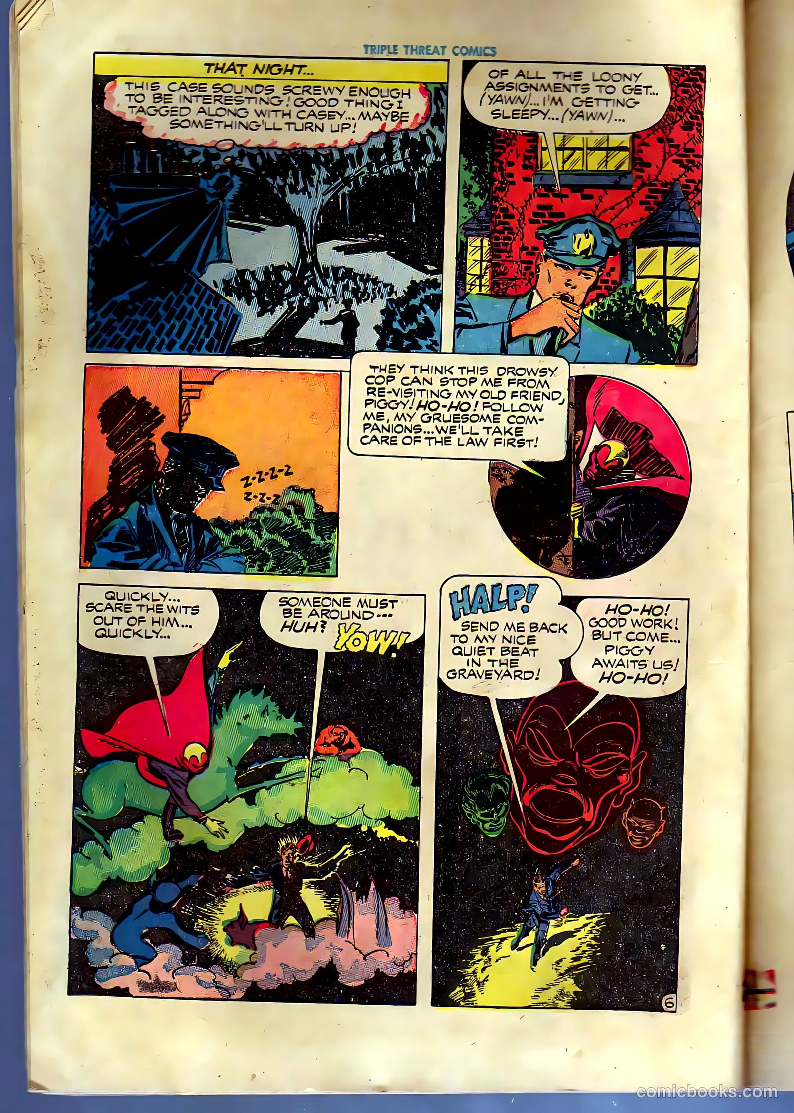 triple threat comics 1945 raw #nn (1945) — page 16 of 52