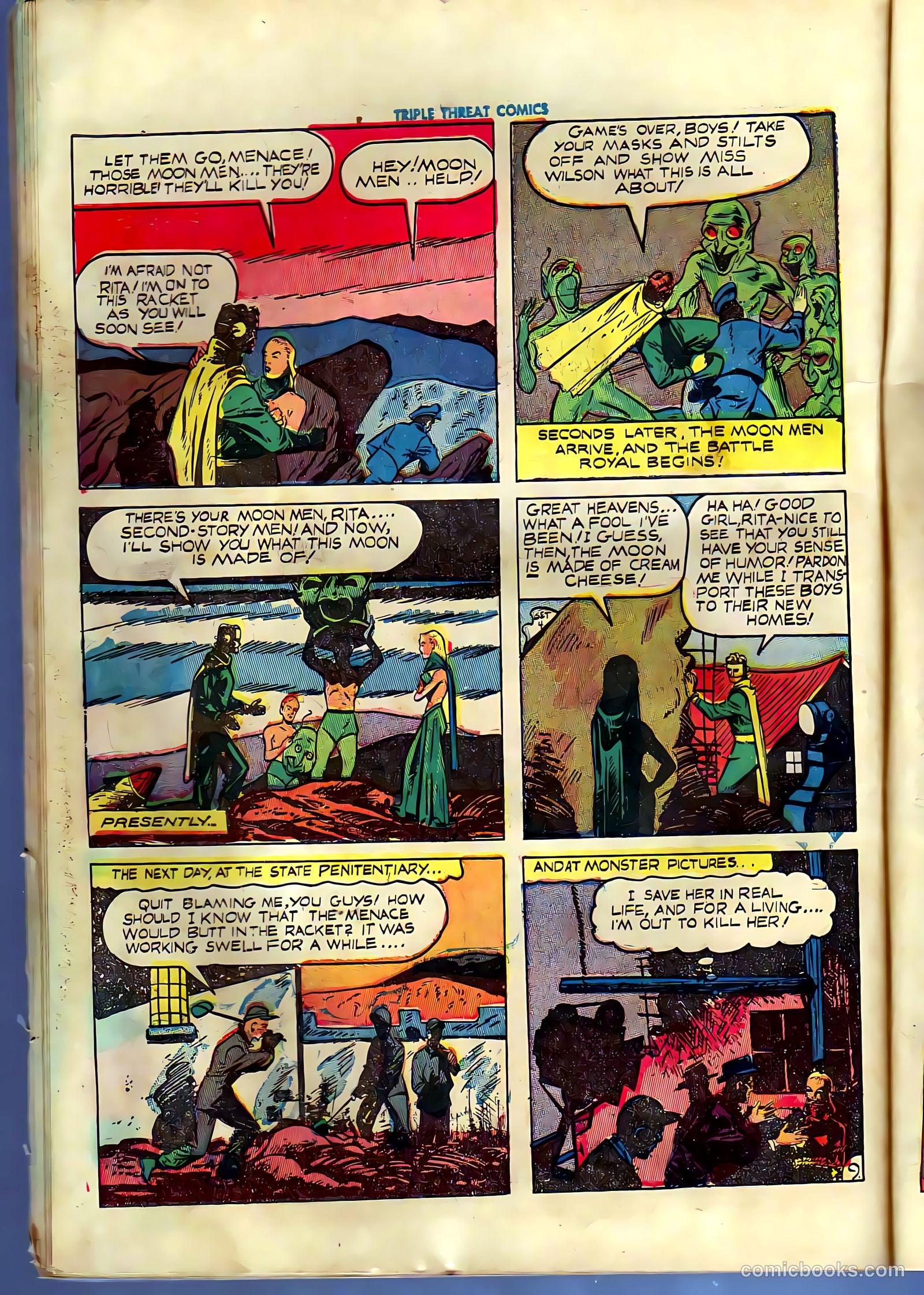 triple threat comics 1945 raw #nn (1945) — page 40 of 52