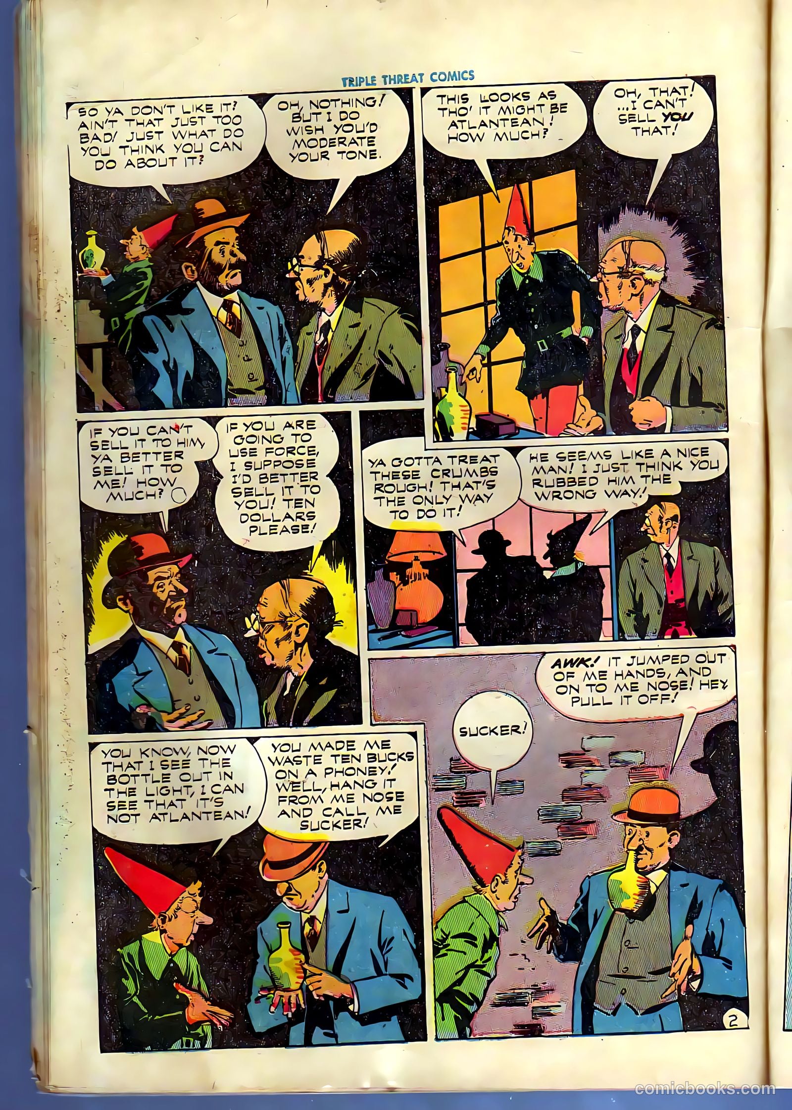 triple threat comics 1945 raw #nn (1945) — page 42 of 52