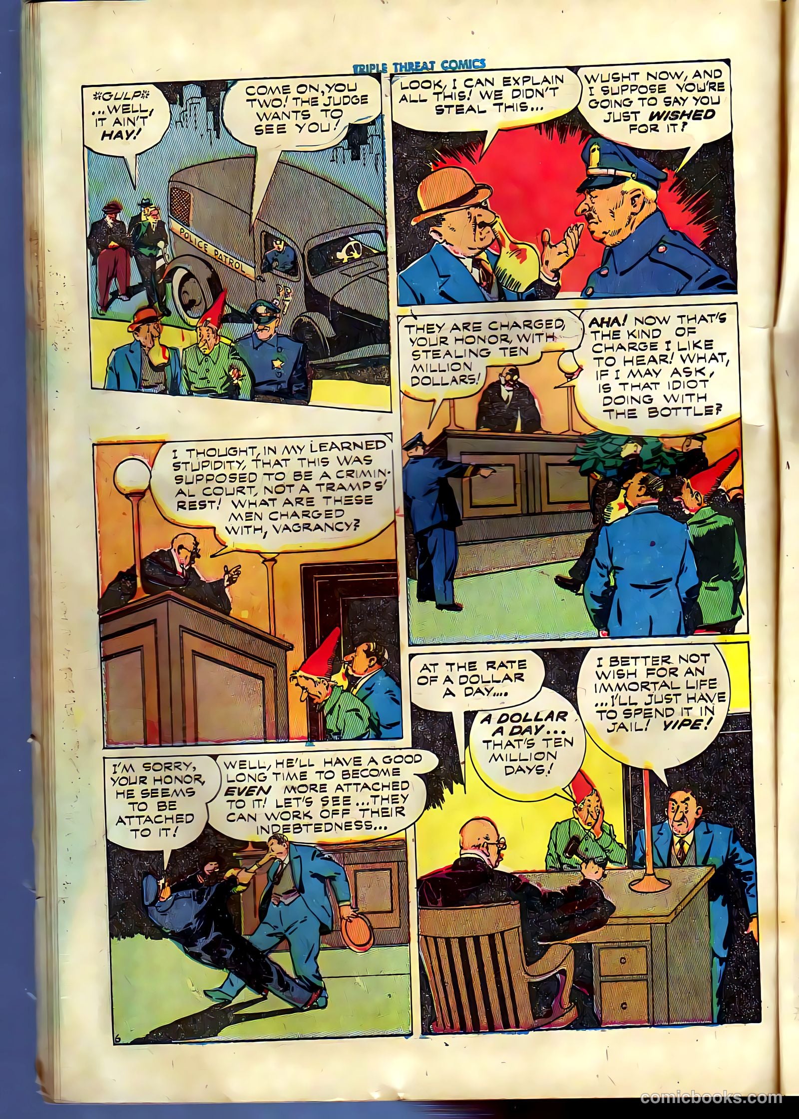 triple threat comics 1945 raw #nn (1945) — page 46 of 52