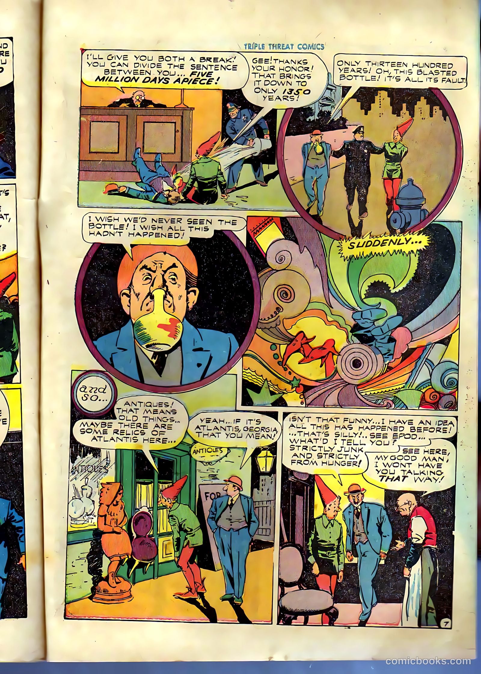 triple threat comics 1945 raw #nn (1945) — page 47 of 52