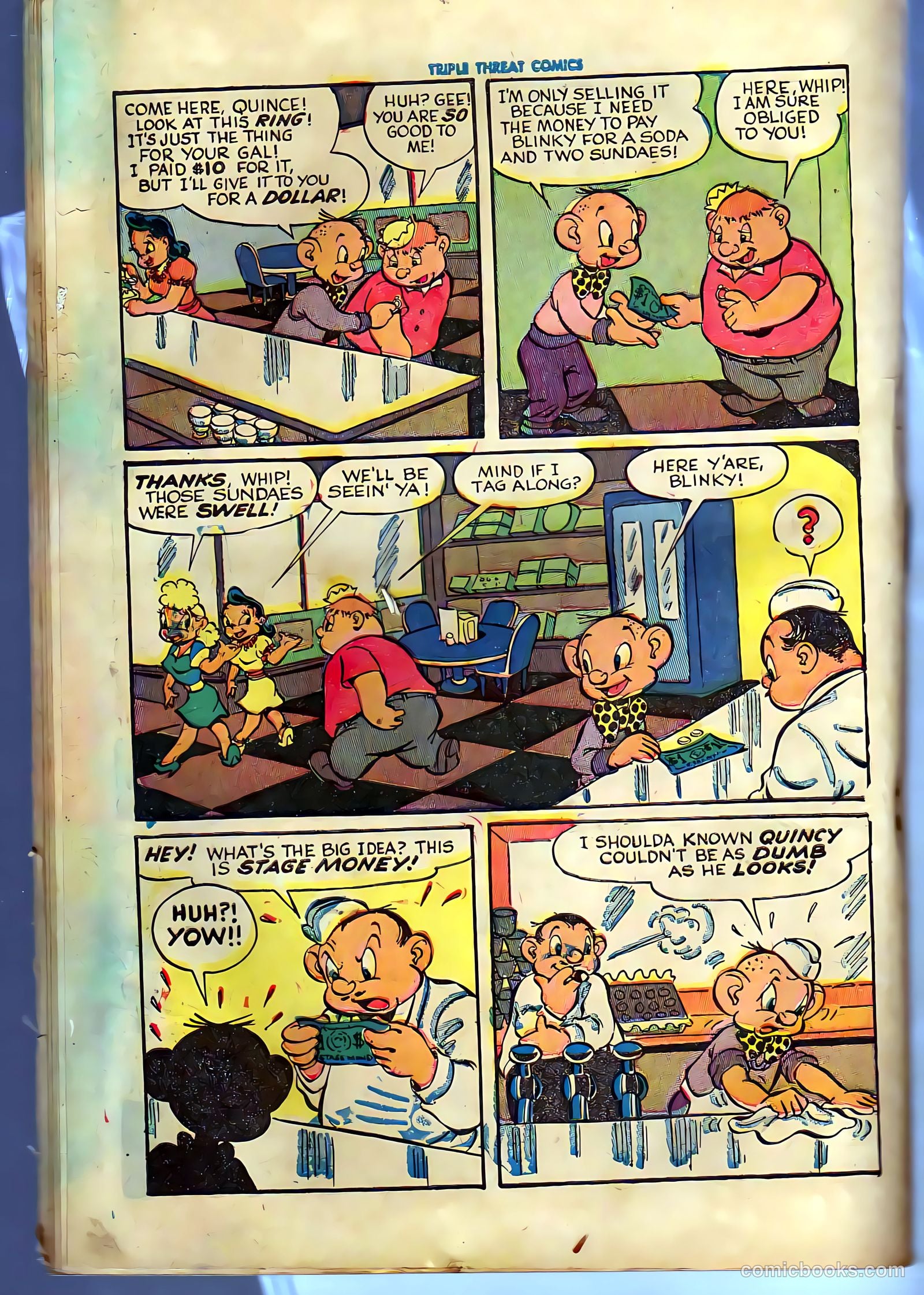 triple threat comics 1945 raw #nn (1945) — page 50 of 52