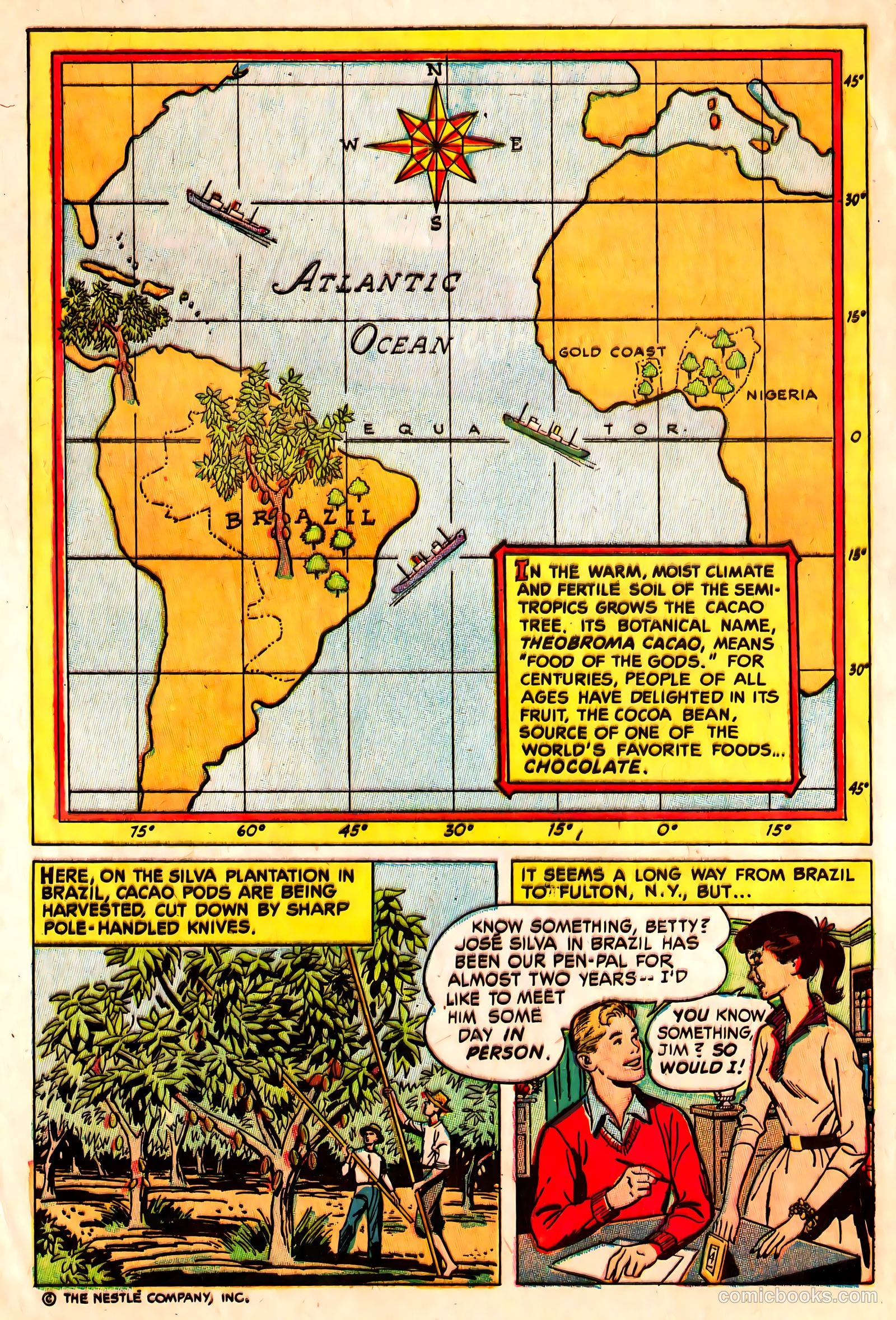Chocolate - The Flavor of Friendship Around the World #nn (1955) — page 2 of 16
