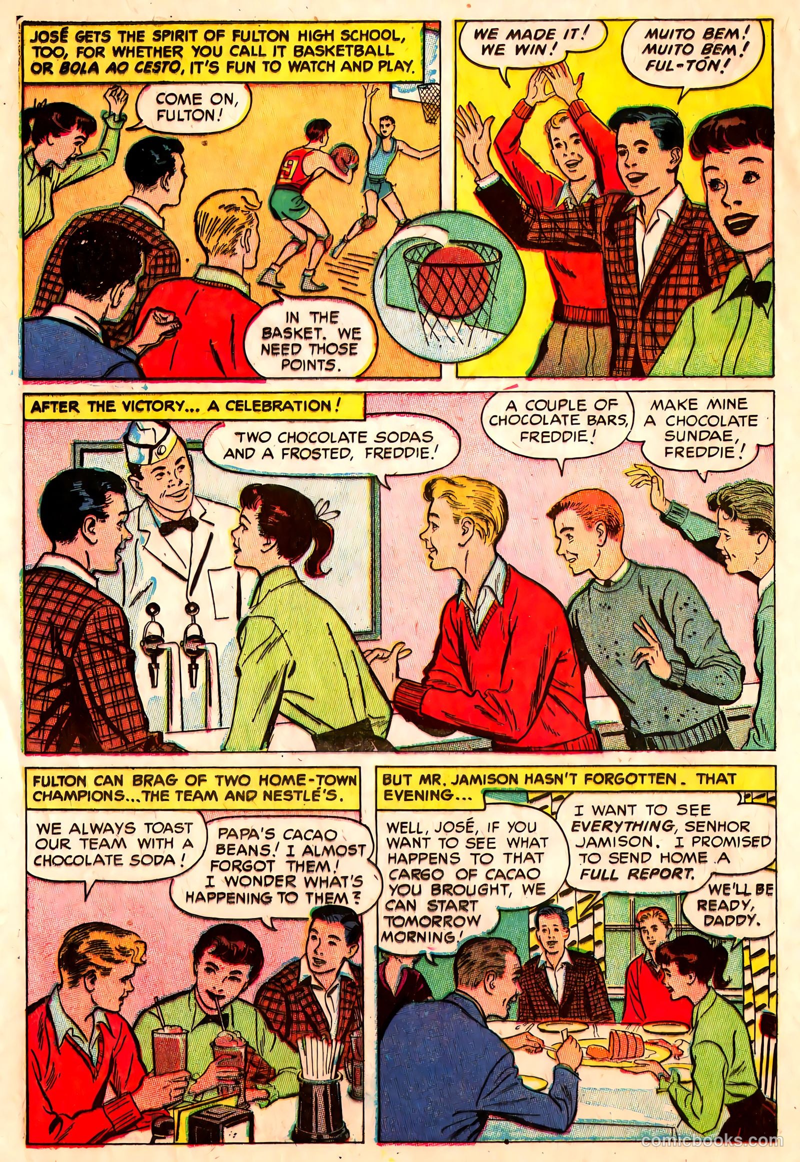Chocolate - The Flavor of Friendship Around the World #nn (1955) — page 6 of 16