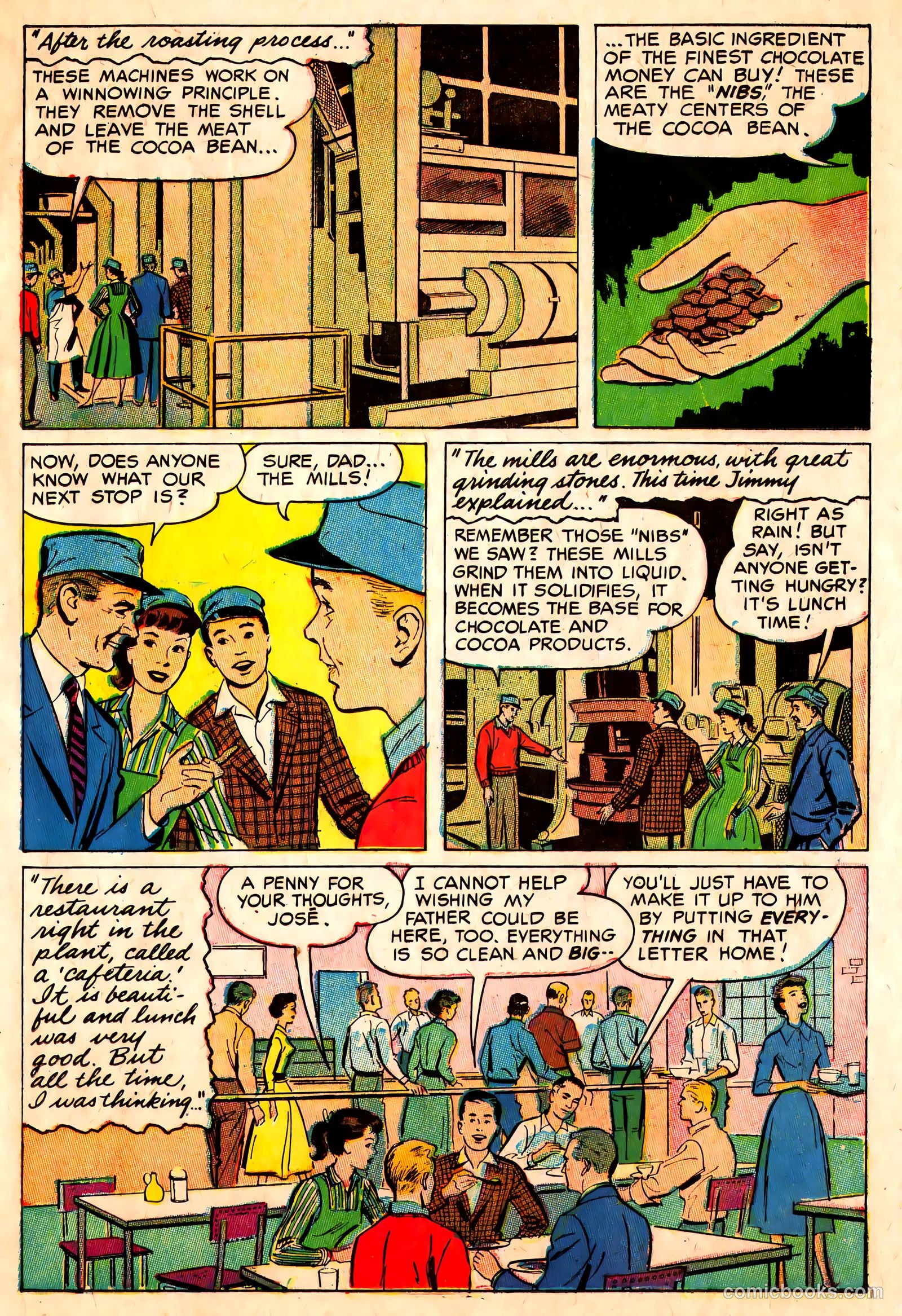 Chocolate - The Flavor of Friendship Around the World #nn (1955) — page 9 of 16