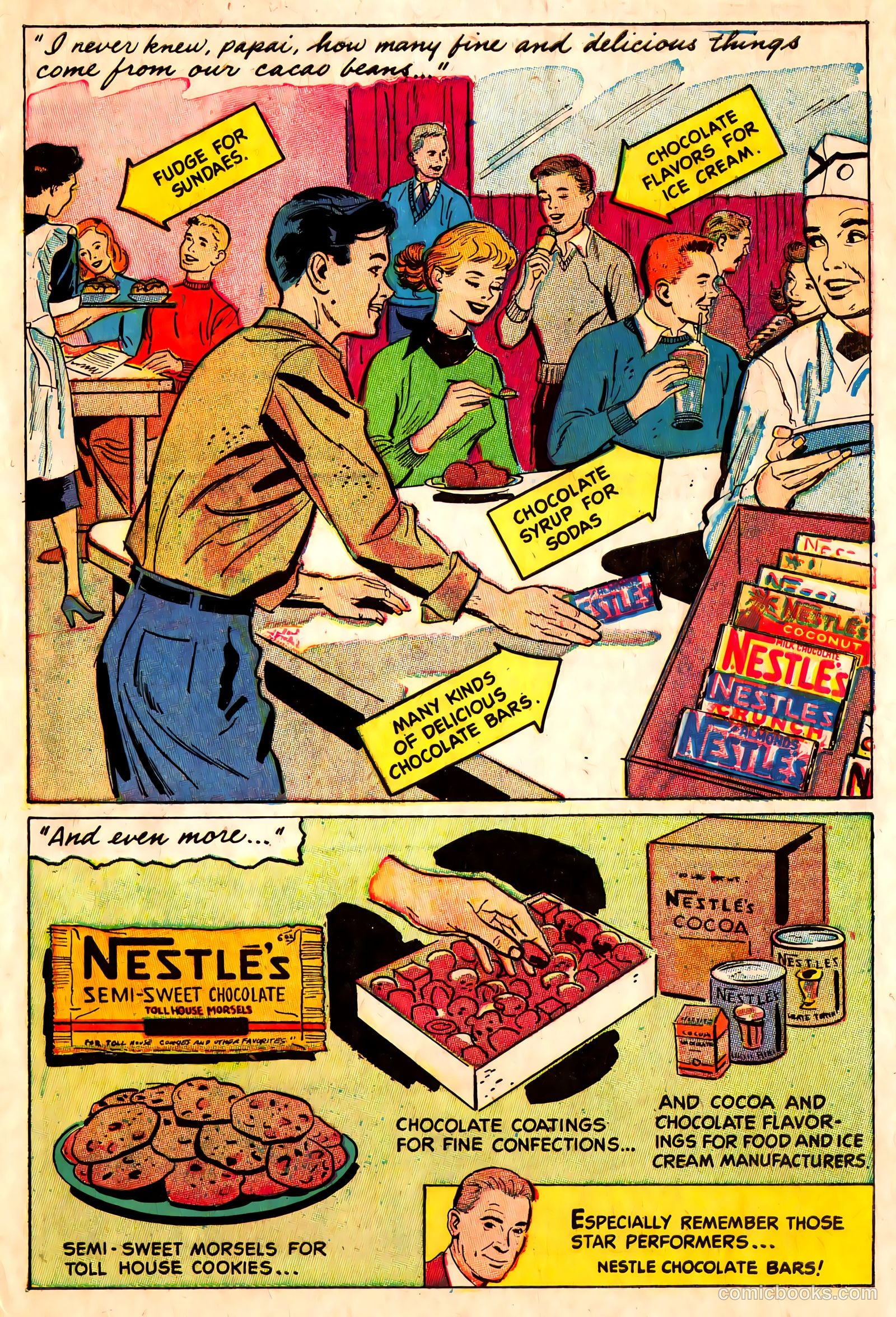 Chocolate - The Flavor of Friendship Around the World #nn (1955) — page 13 of 16