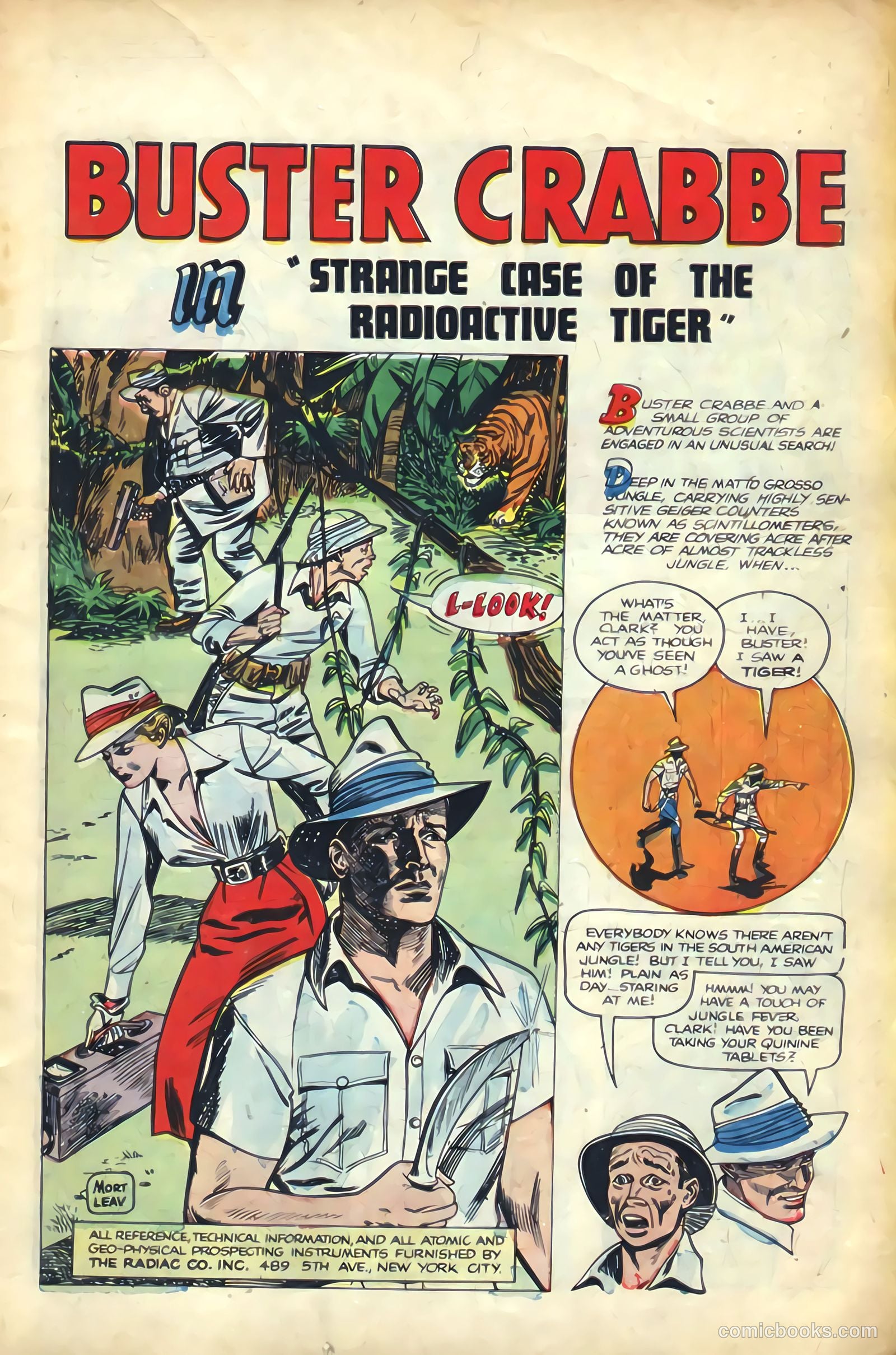 The Amazing Adventures of Buster Crabbe #3 (1955) — page 3 of 36