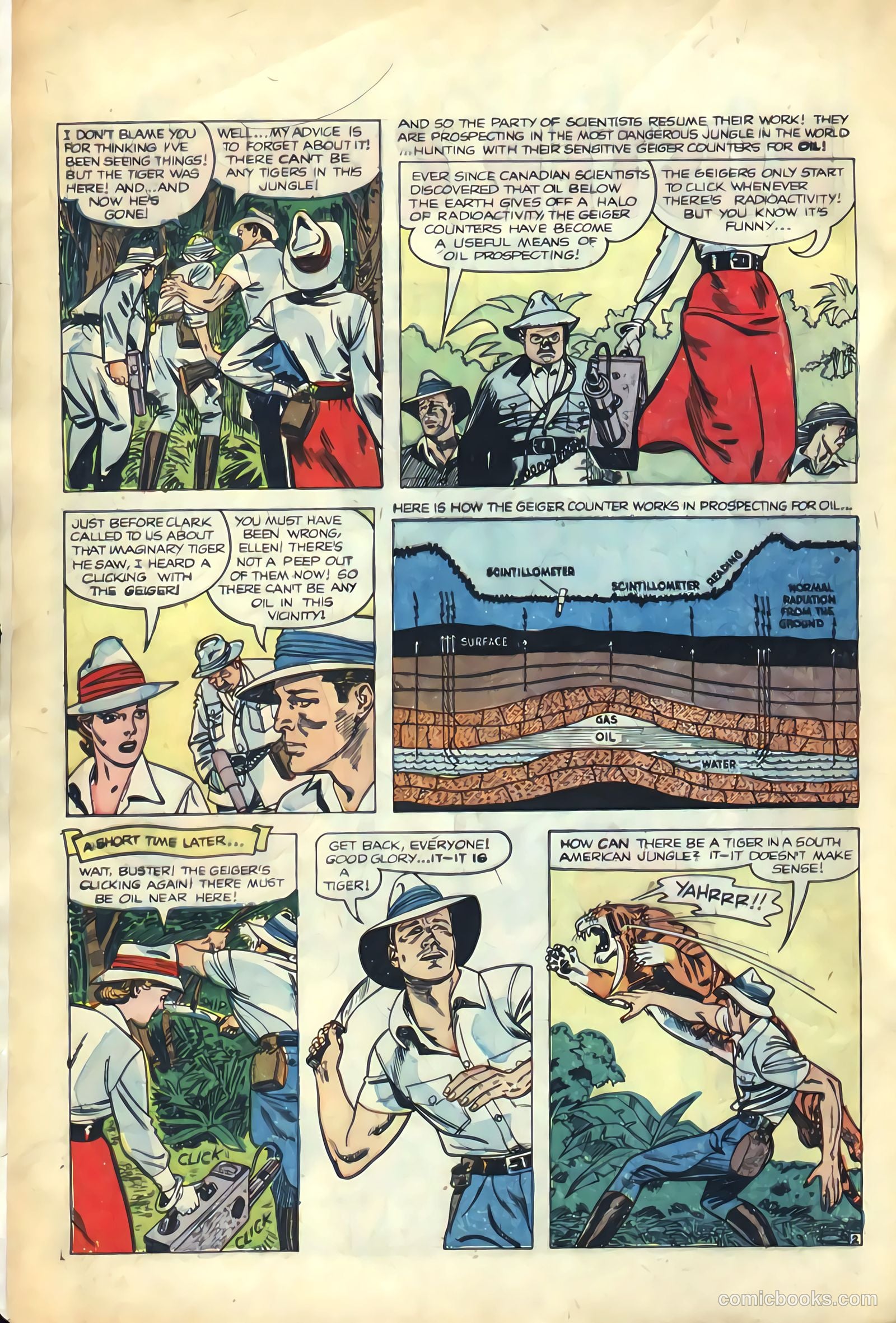 The Amazing Adventures of Buster Crabbe #3 (1955) — page 4 of 36