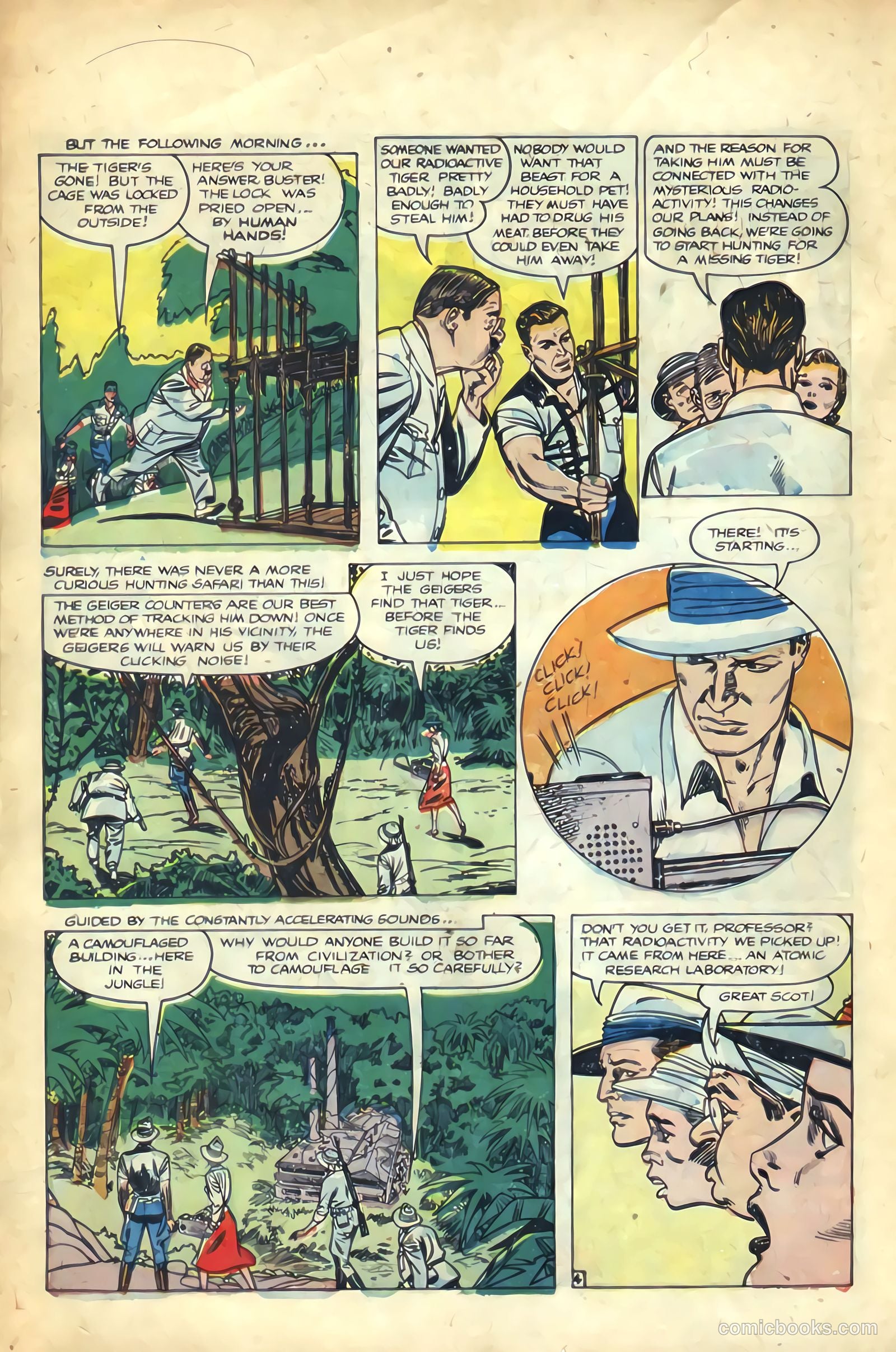 The Amazing Adventures of Buster Crabbe #3 (1955) — page 6 of 36