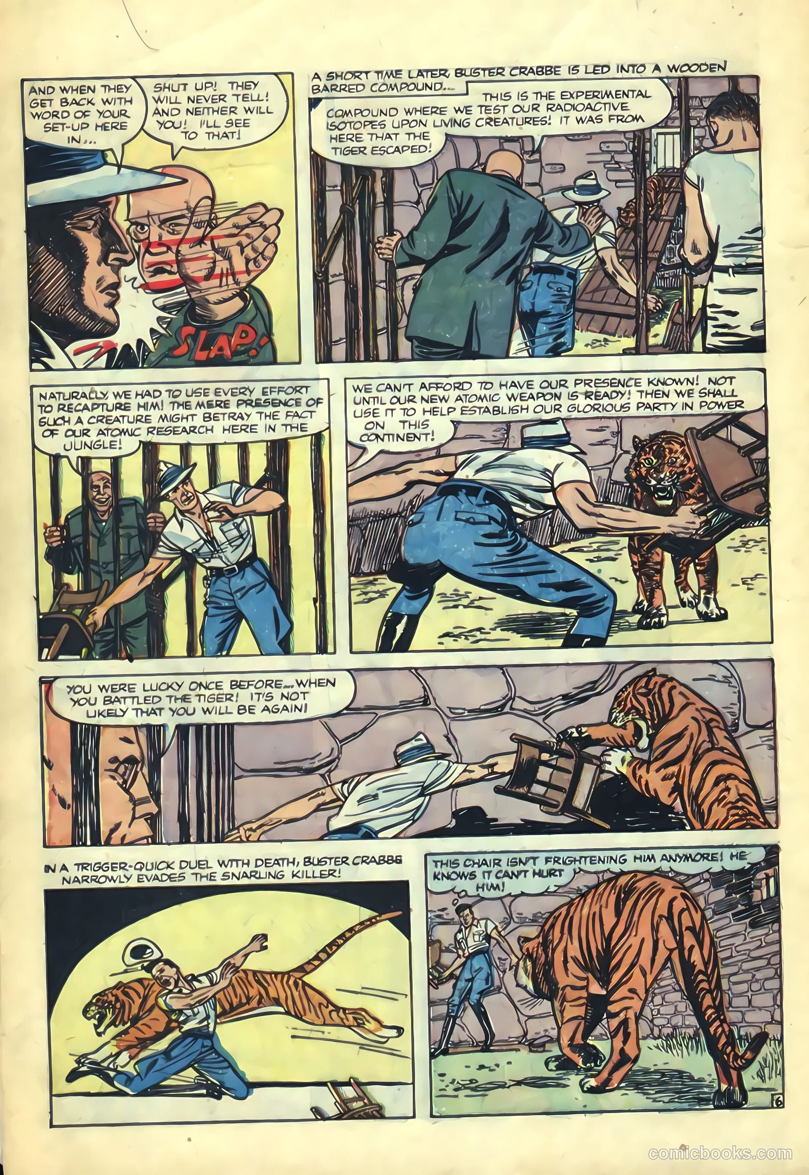 The Amazing Adventures of Buster Crabbe #3 (1955) — page 8 of 36