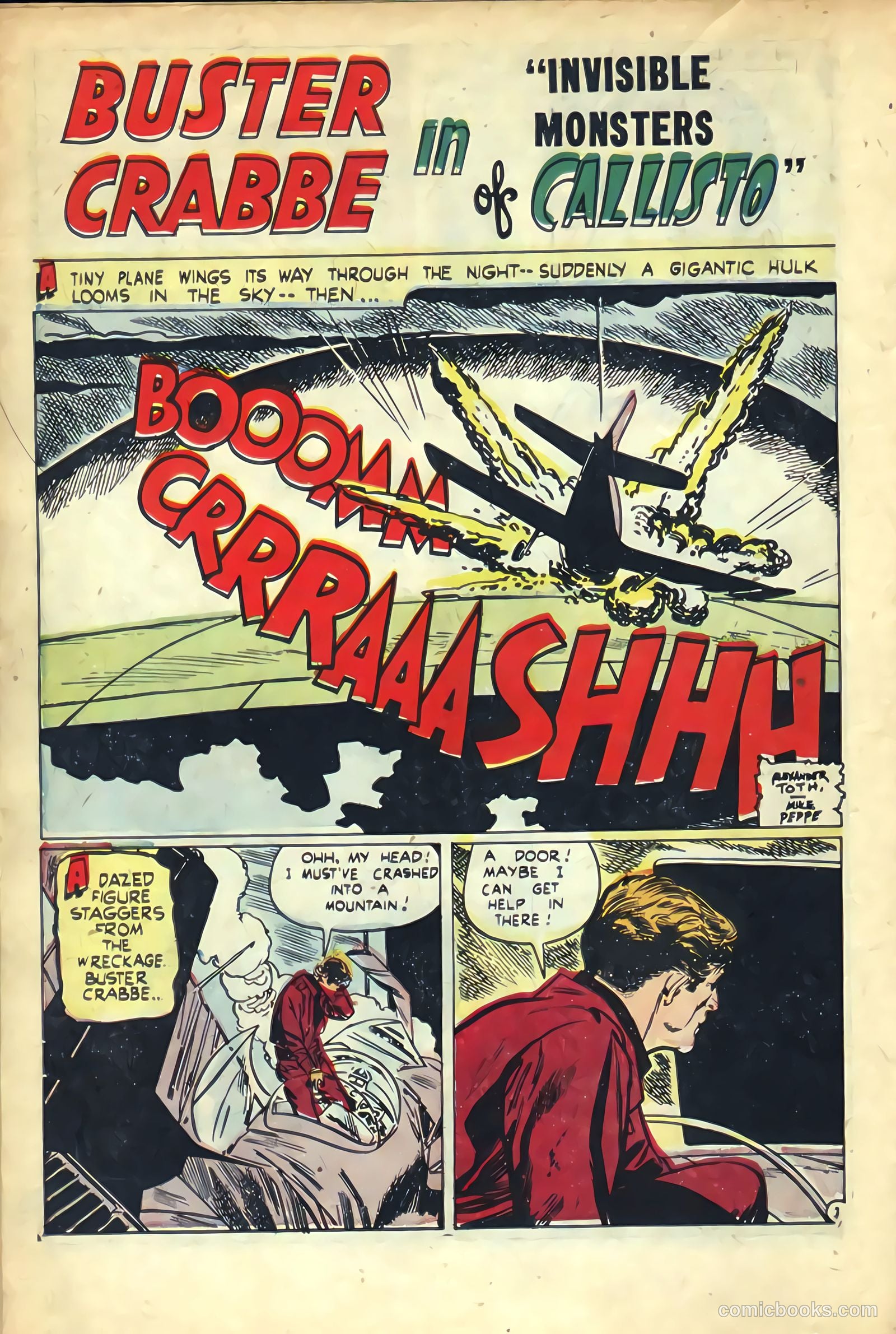 The Amazing Adventures of Buster Crabbe #3 (1955) — page 14 of 36