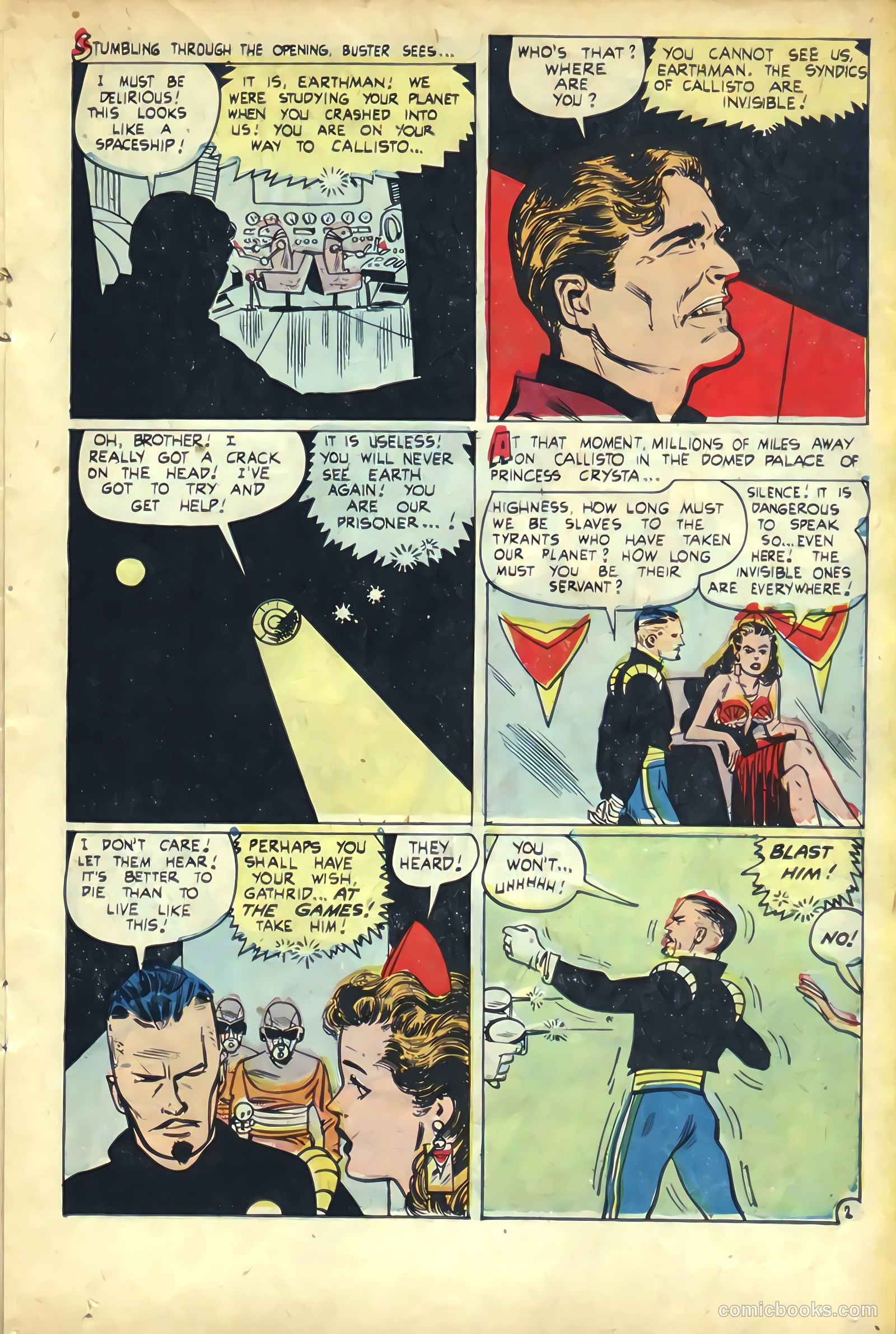 The Amazing Adventures of Buster Crabbe #3 (1955) — page 15 of 36