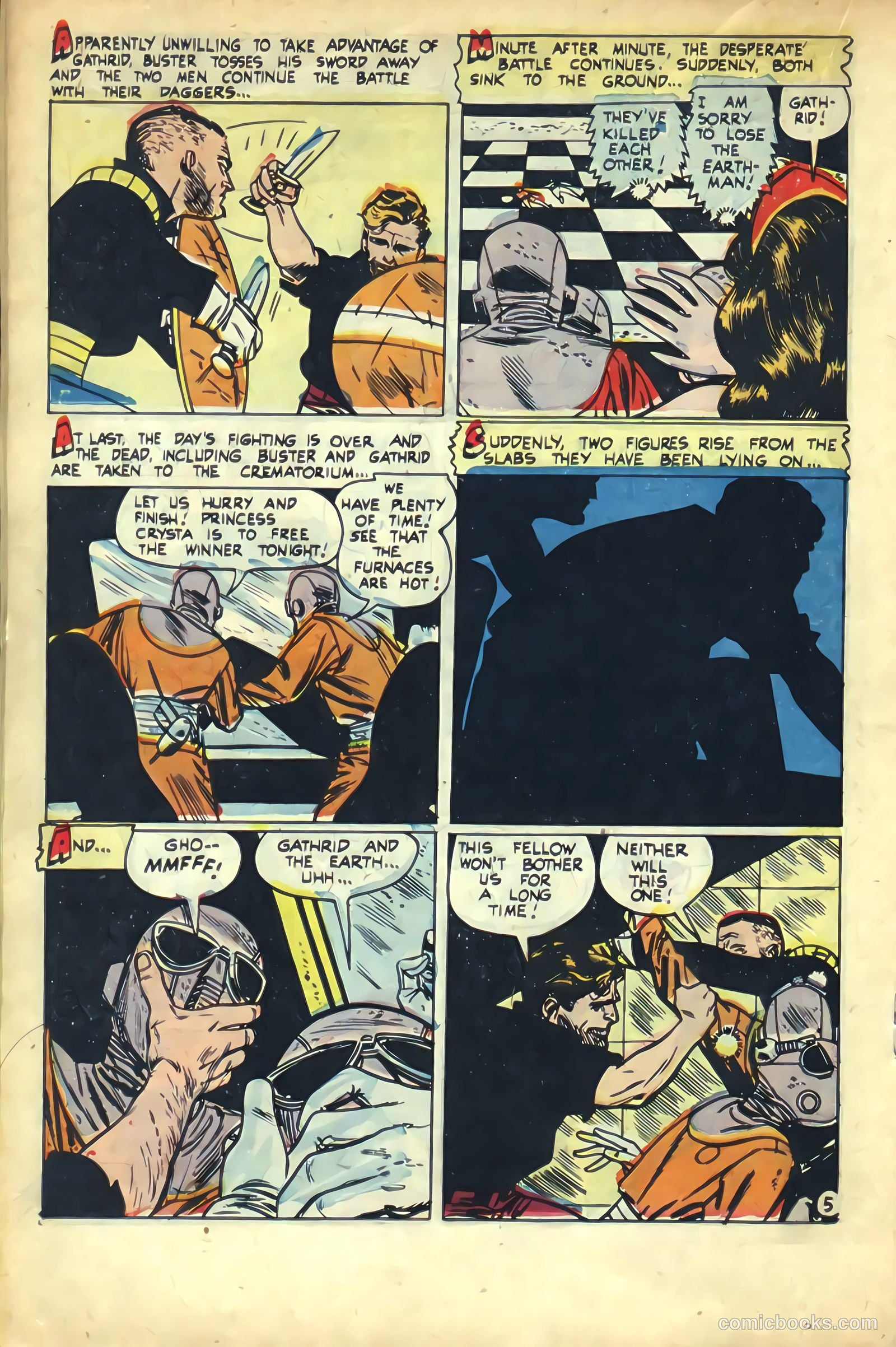 The Amazing Adventures of Buster Crabbe #3 (1955) — page 18 of 36