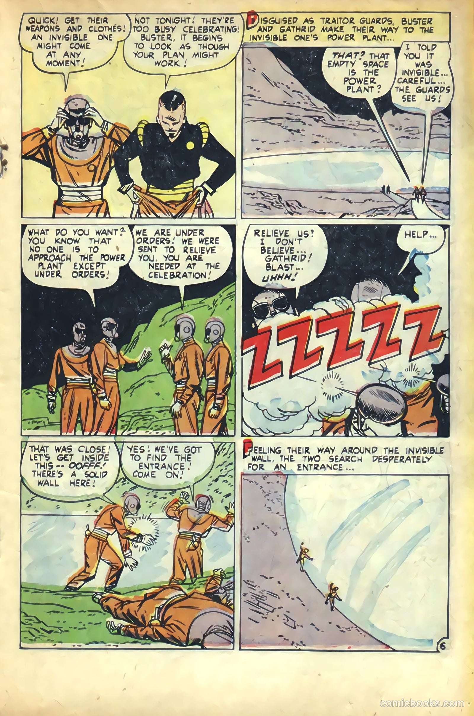 The Amazing Adventures of Buster Crabbe #3 (1955) — page 19 of 36