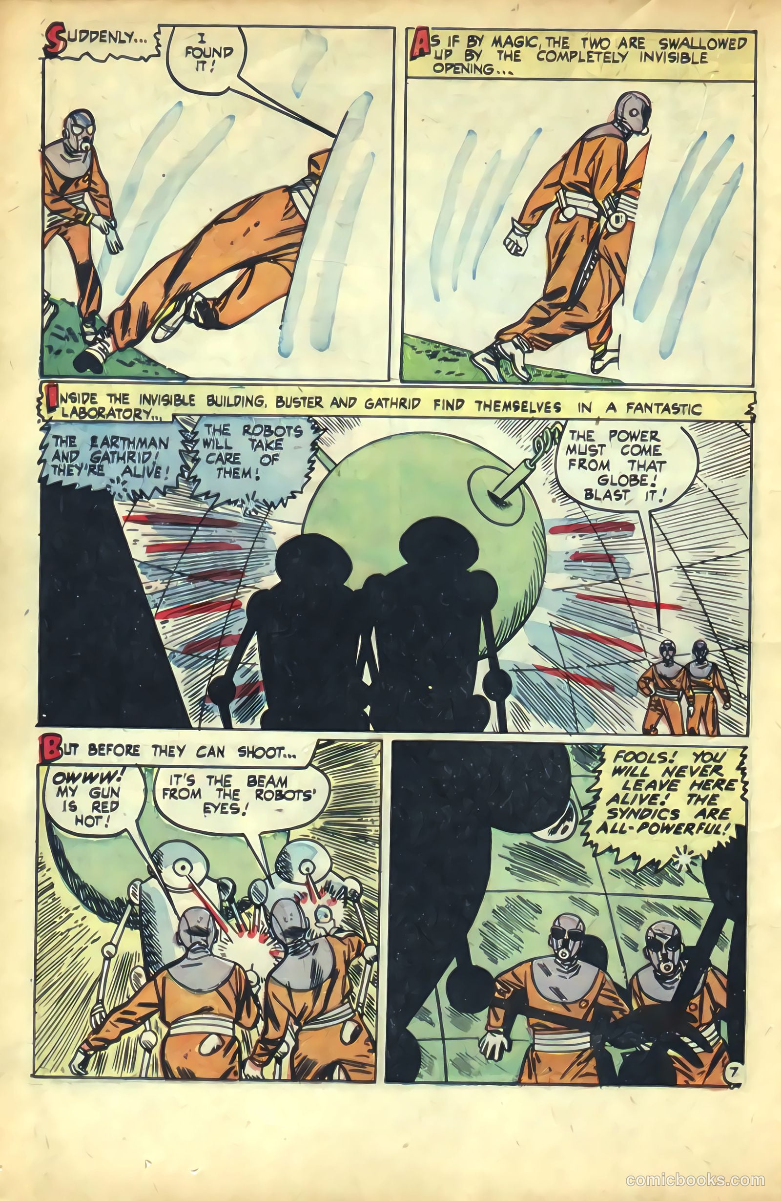 The Amazing Adventures of Buster Crabbe #3 (1955) — page 20 of 36