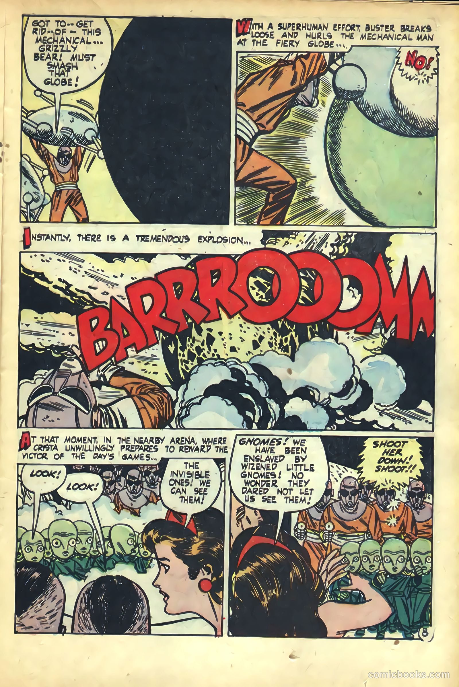 The Amazing Adventures of Buster Crabbe #3 (1955) — page 21 of 36