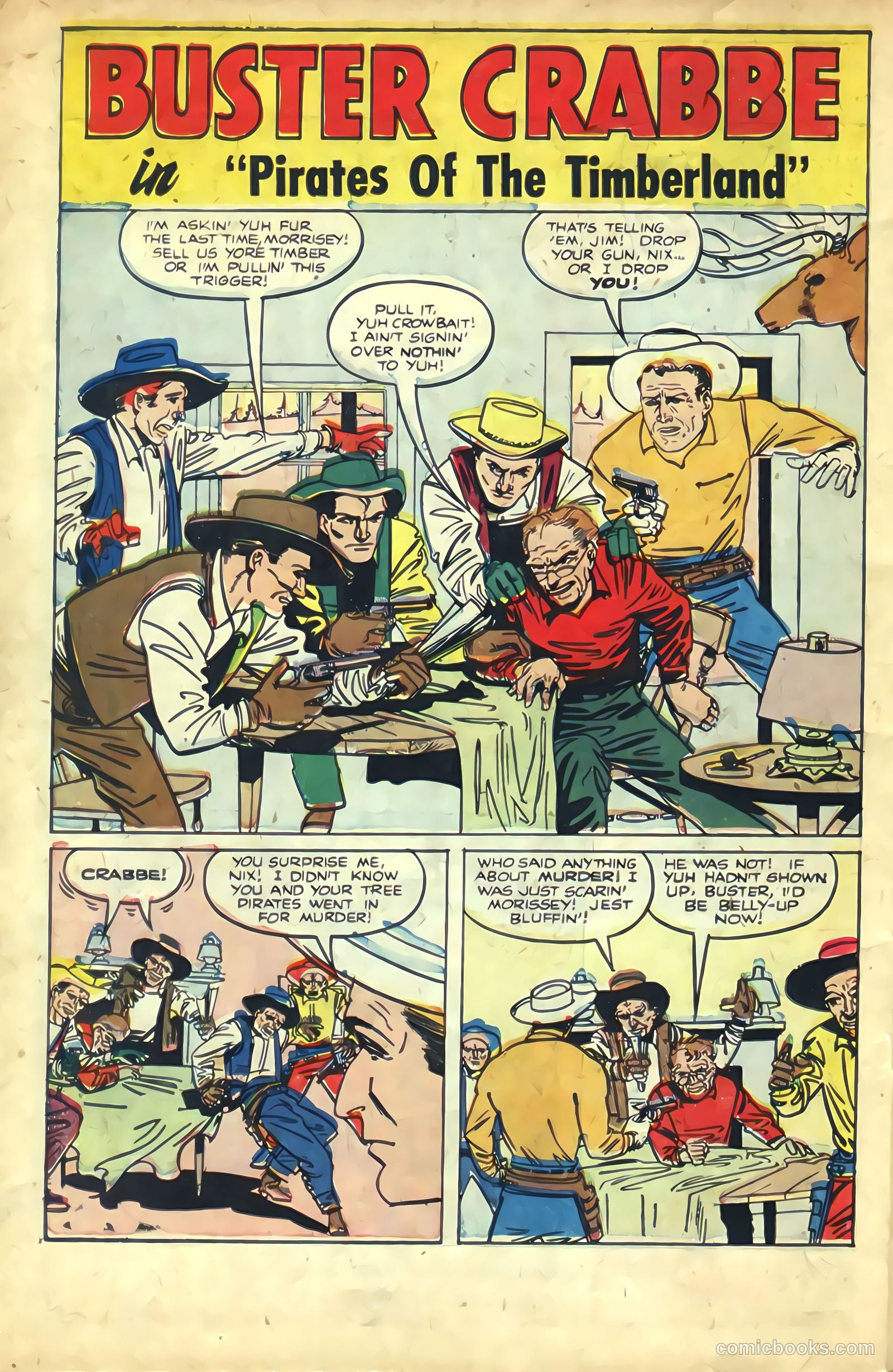 The Amazing Adventures of Buster Crabbe #3 (1955) — page 26 of 36