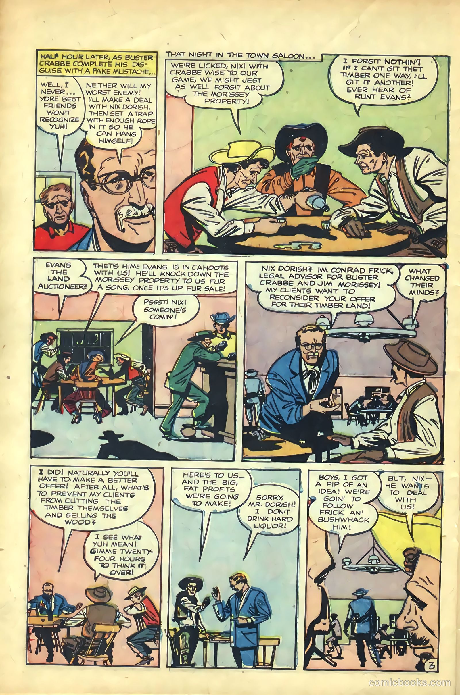 The Amazing Adventures of Buster Crabbe #3 (1955) — page 28 of 36