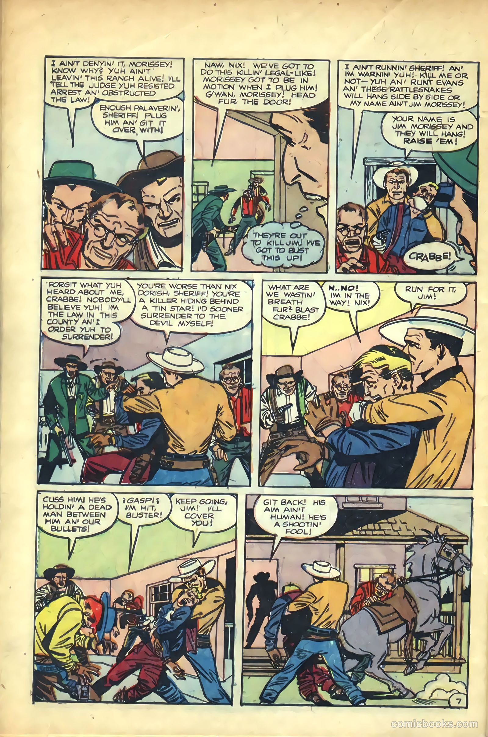 The Amazing Adventures of Buster Crabbe #3 (1955) — page 32 of 36