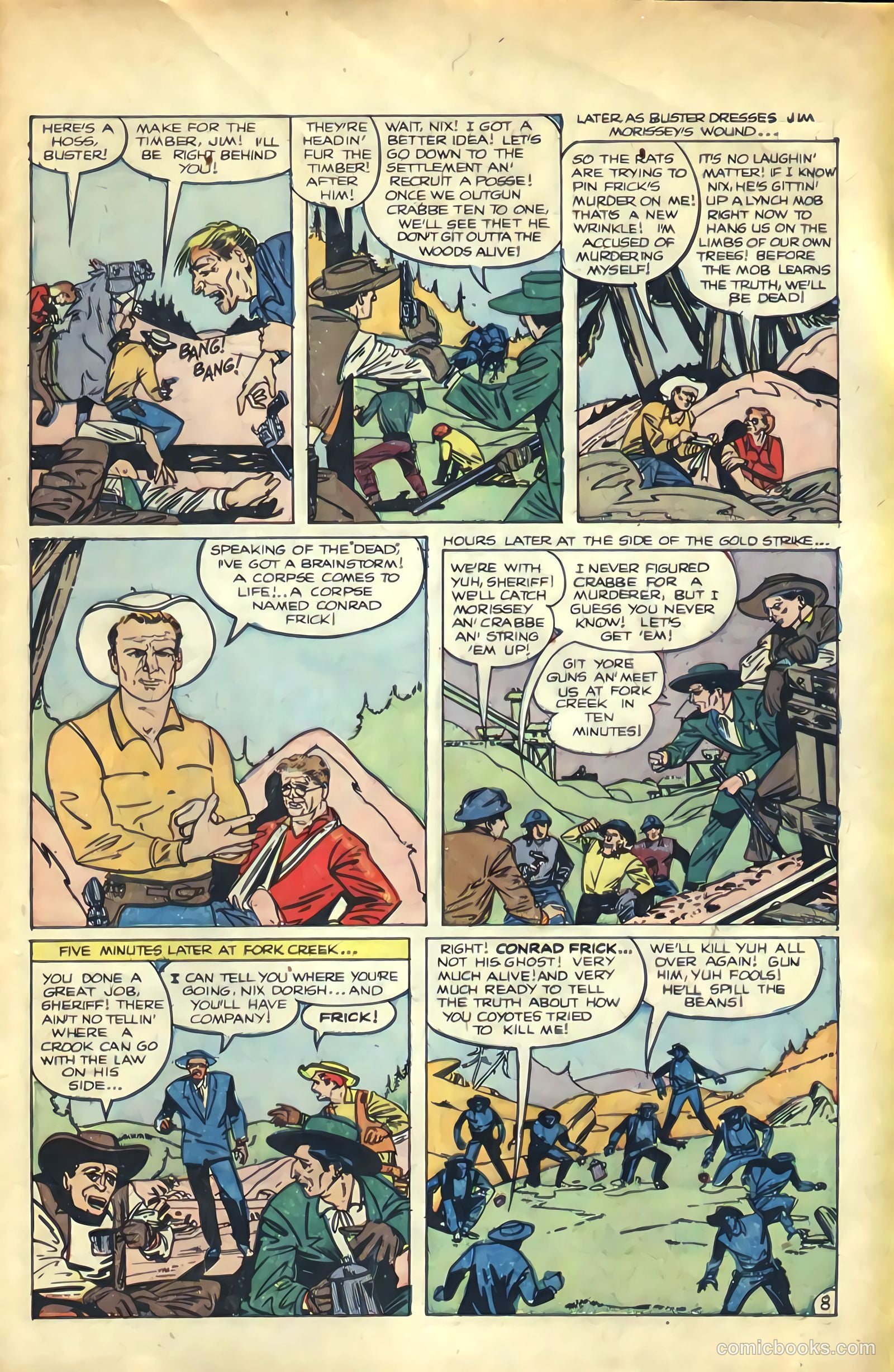 The Amazing Adventures of Buster Crabbe #3 (1955) — page 33 of 36