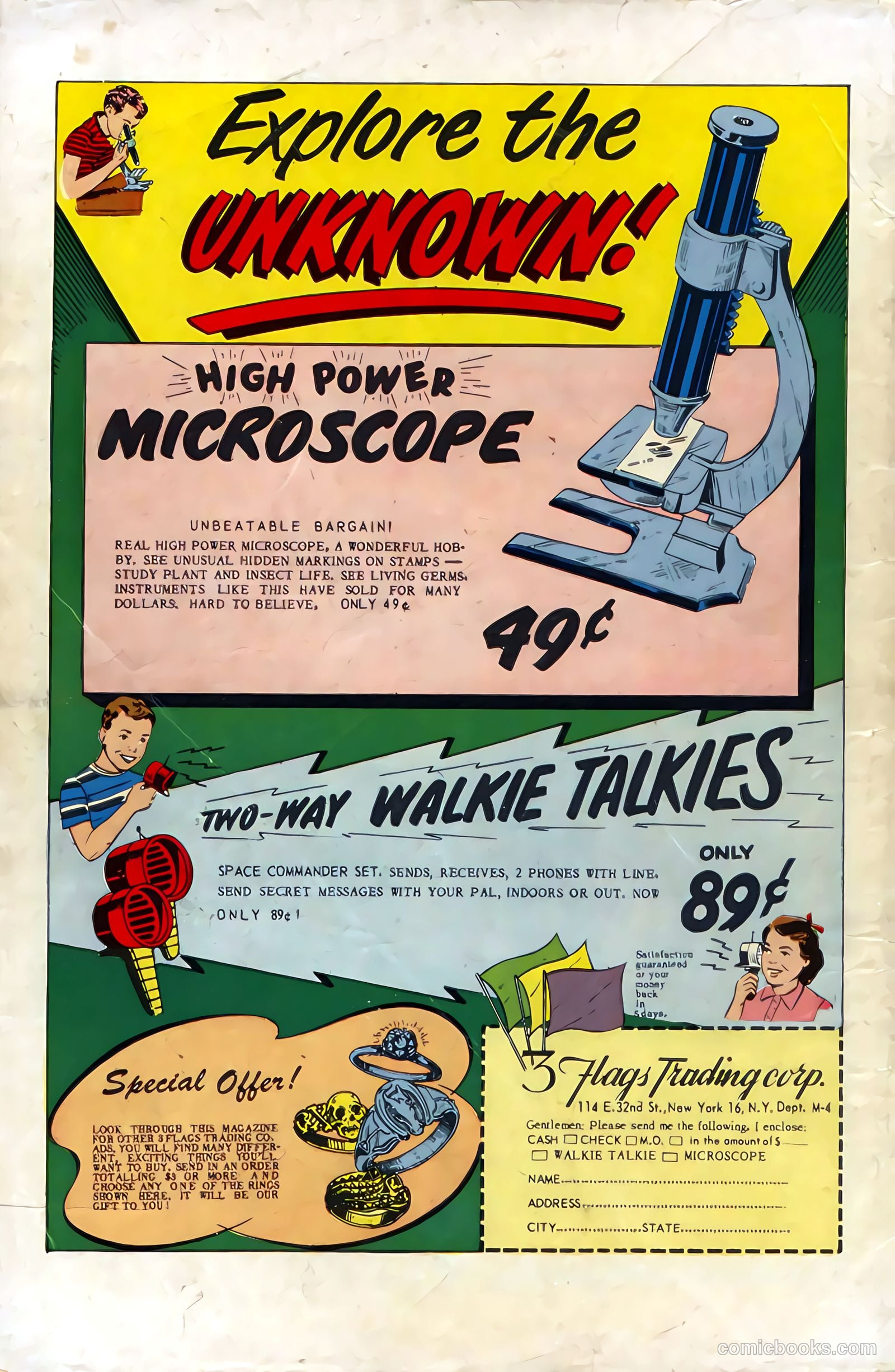 The Amazing Adventures of Buster Crabbe #3 (1955) — page 36 of 36
