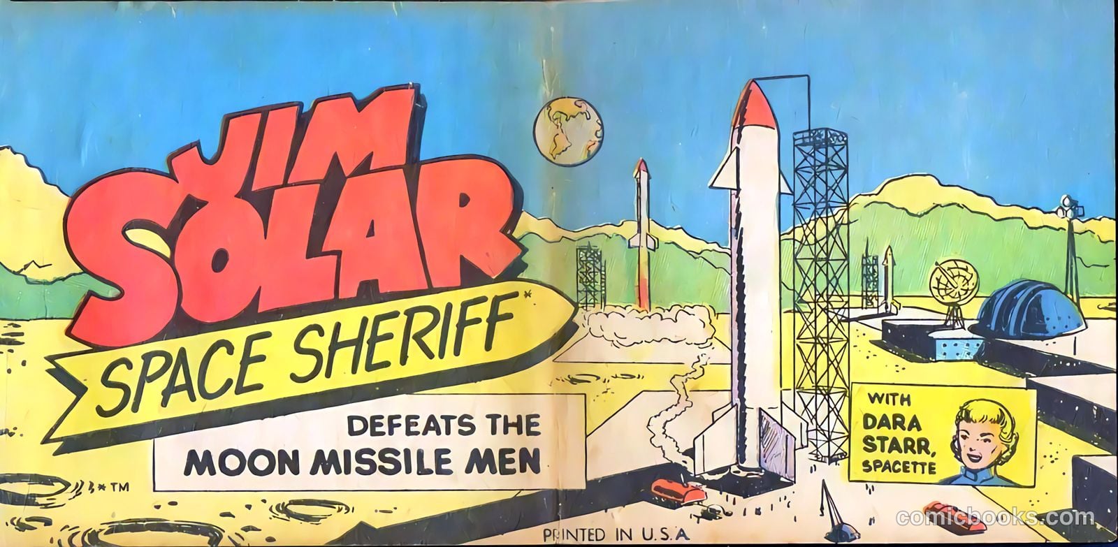 Jim Solar Space Sheriff Defeats the Moon Missile Men #nn