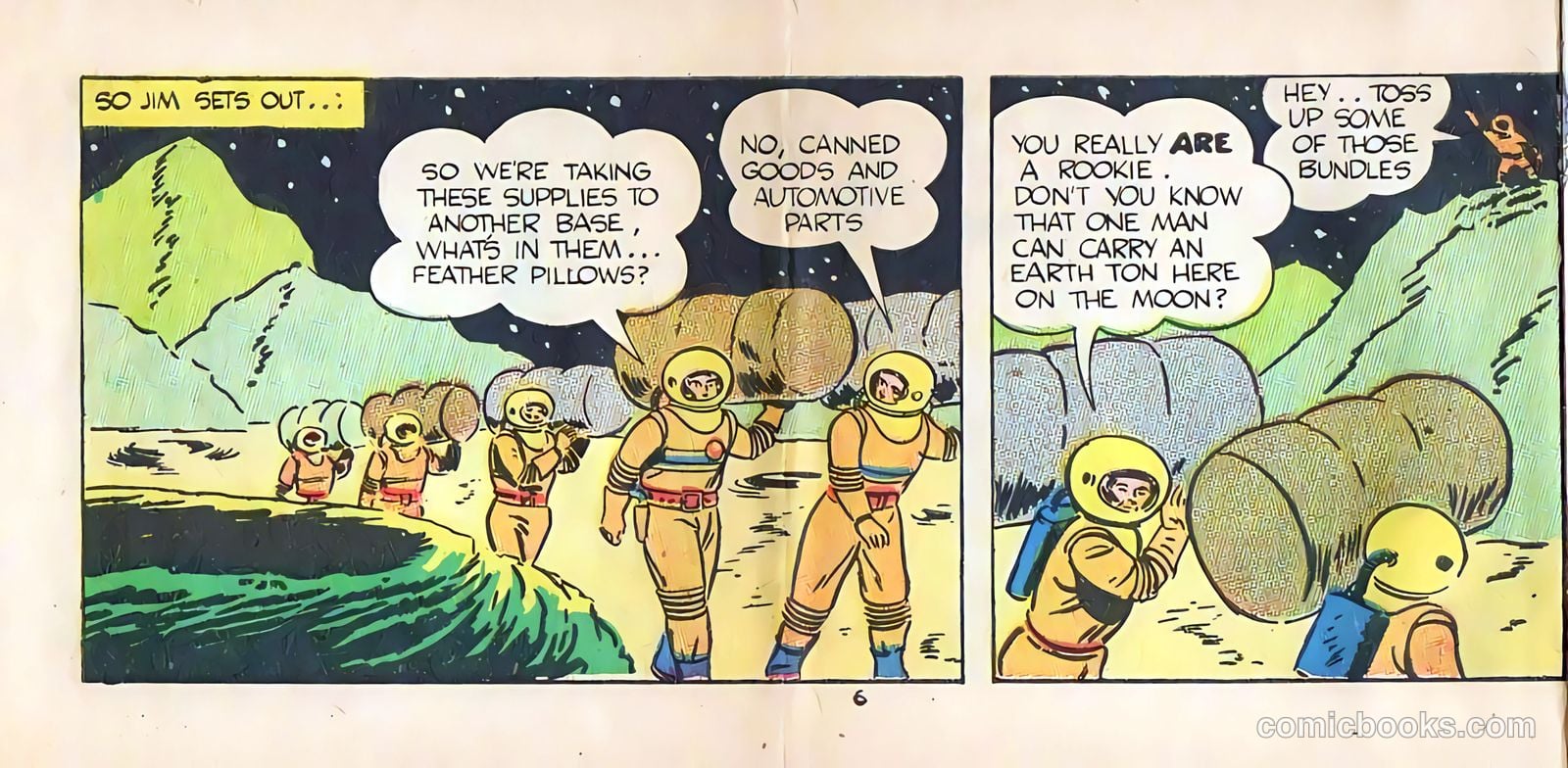 Jim Solar Space Sheriff Defeats the Moon Missile Men #nn (1957) — page 6 of 16