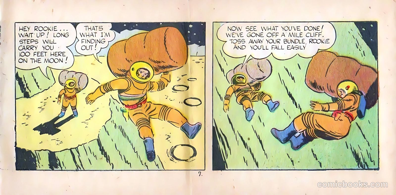 Jim Solar Space Sheriff Defeats the Moon Missile Men #nn (1957) — page 7 of 16