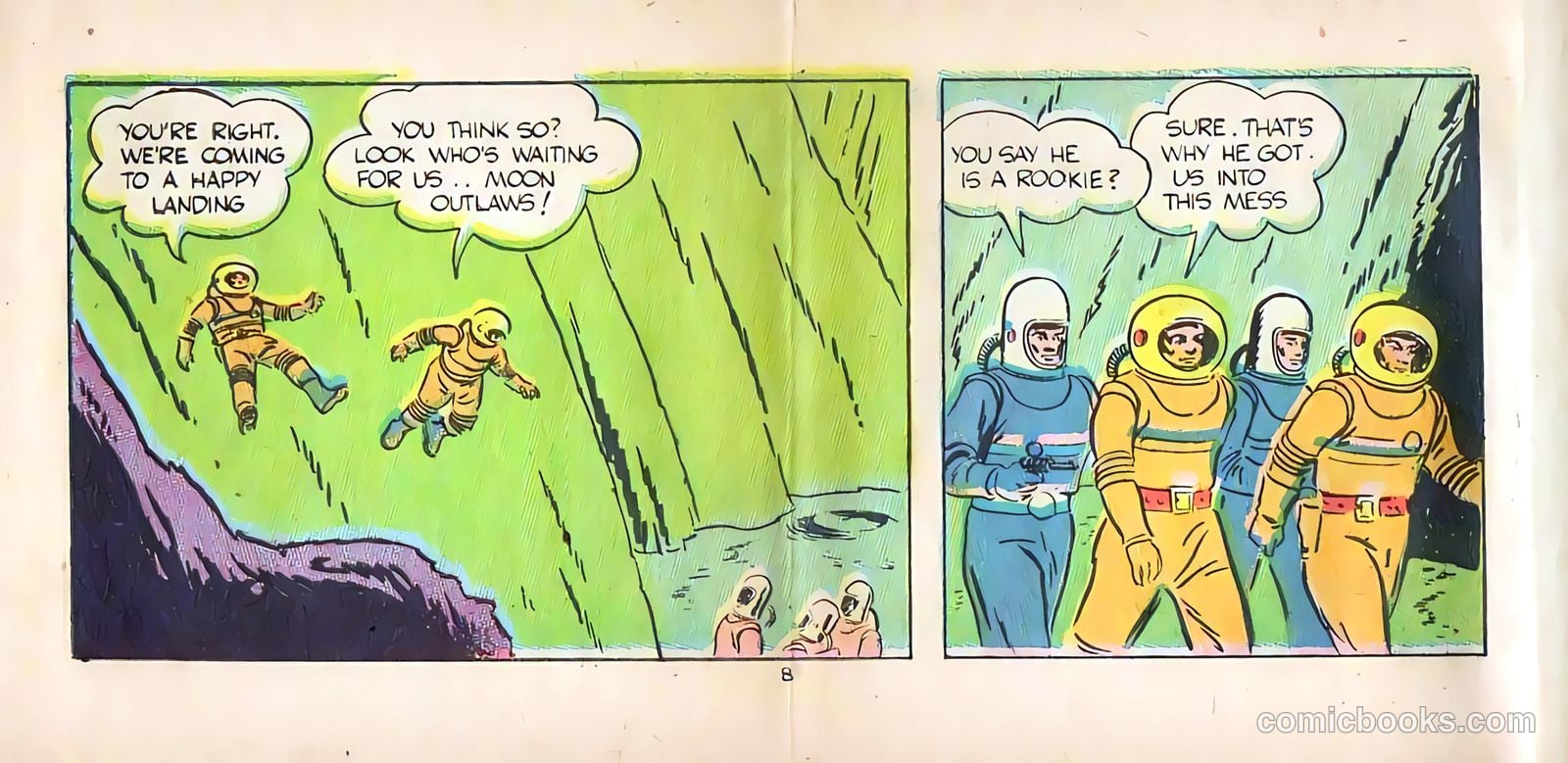 Jim Solar Space Sheriff Defeats the Moon Missile Men #nn (1957) — page 8 of 16