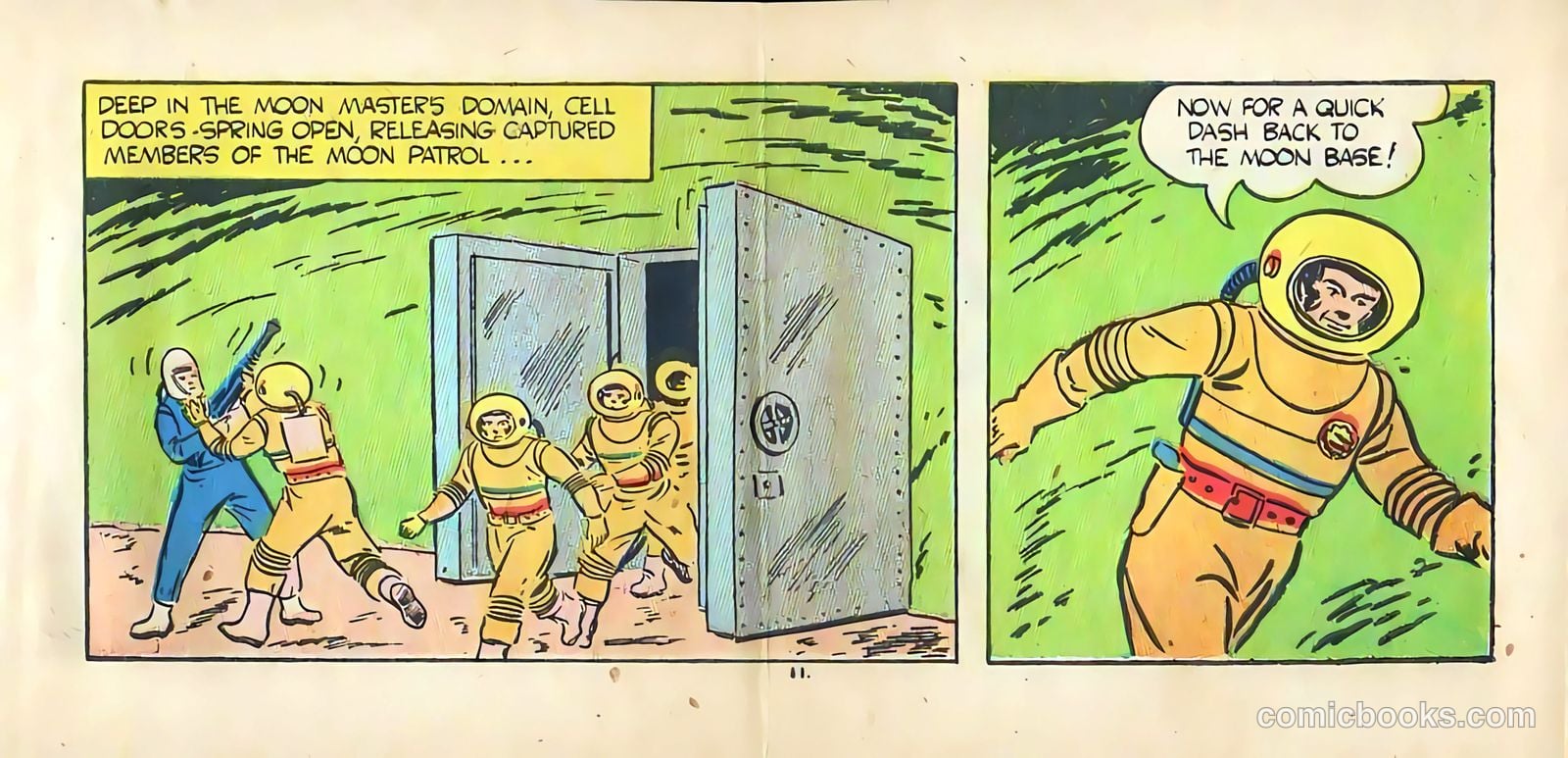 Jim Solar Space Sheriff Defeats the Moon Missile Men #nn (1957) — page 11 of 16