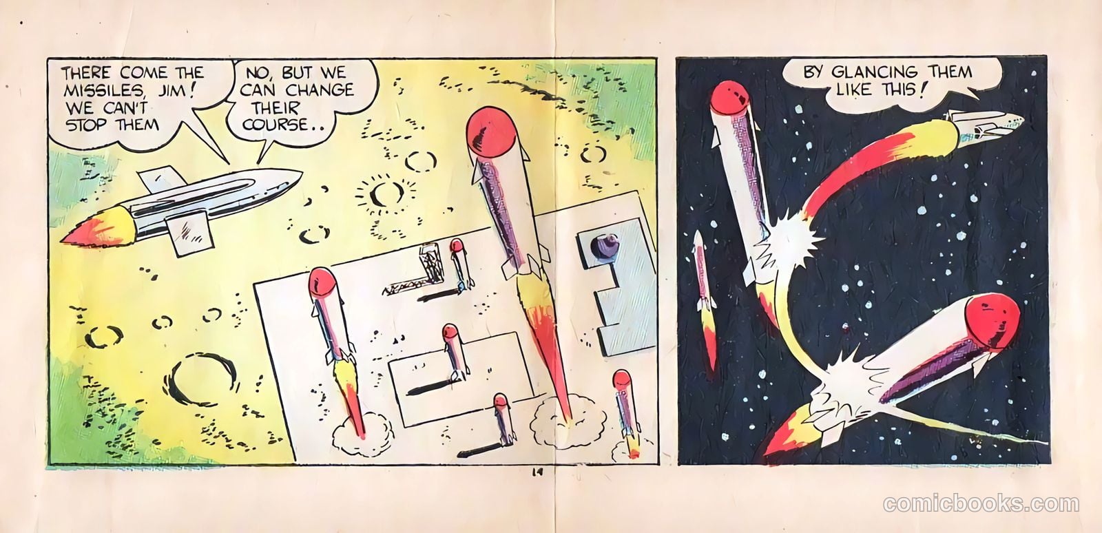 Jim Solar Space Sheriff Defeats the Moon Missile Men #nn (1957) — page 14 of 16