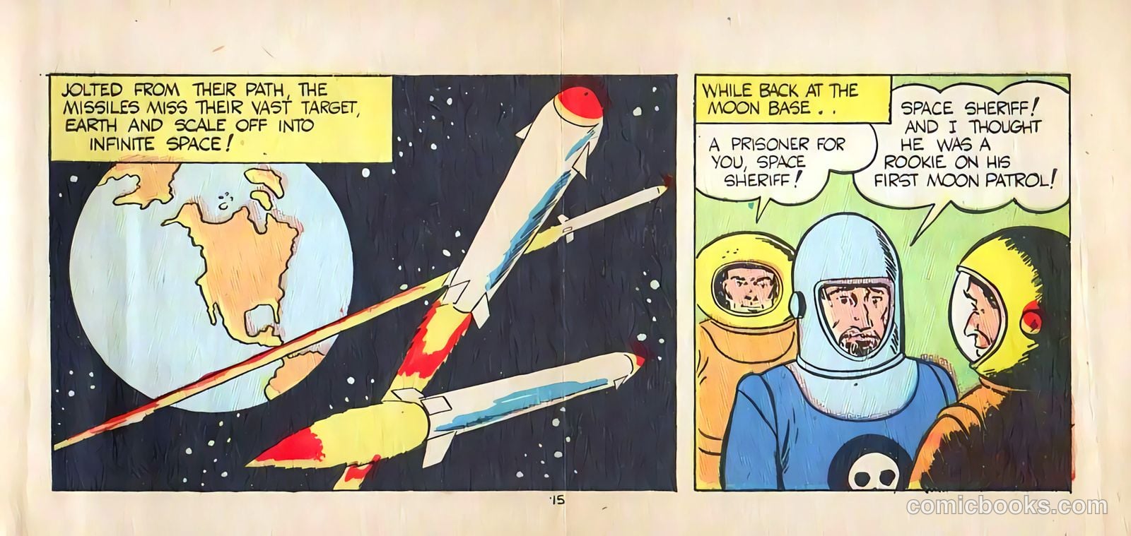 Jim Solar Space Sheriff Defeats the Moon Missile Men #nn (1957) — page 15 of 16
