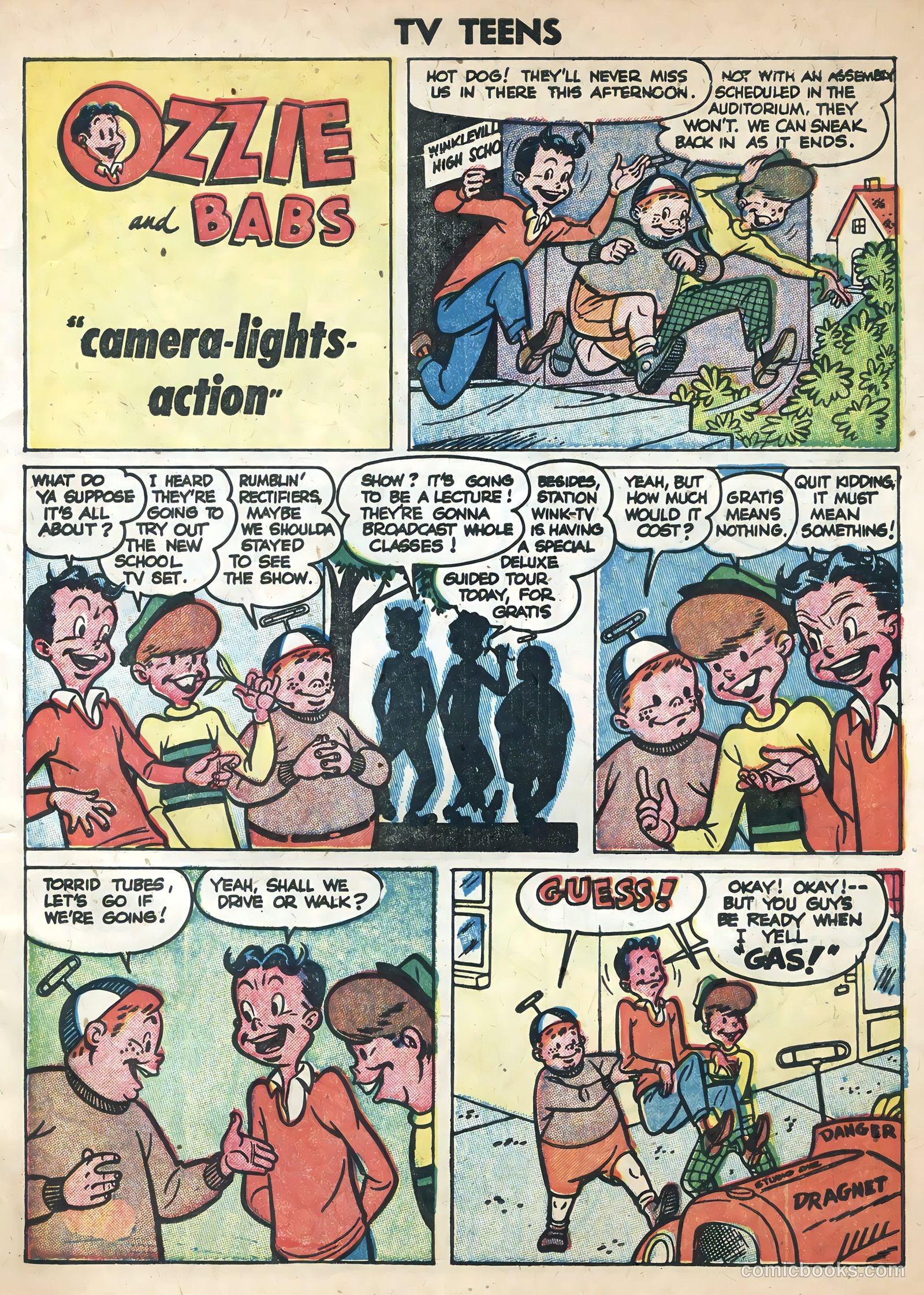 TV Teens #14 (1954) — page 3 of 36