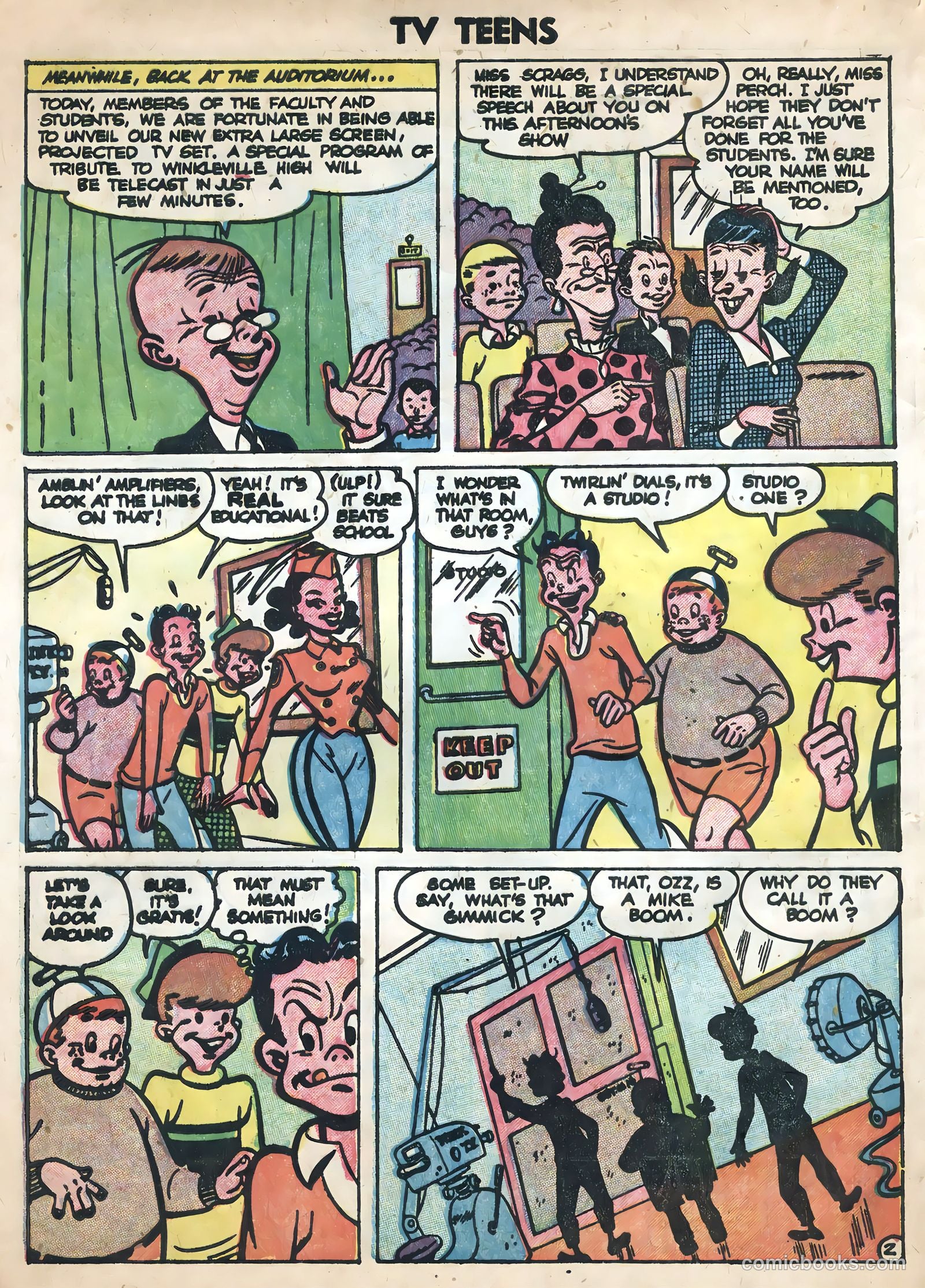 TV Teens #14 (1954) — page 4 of 36