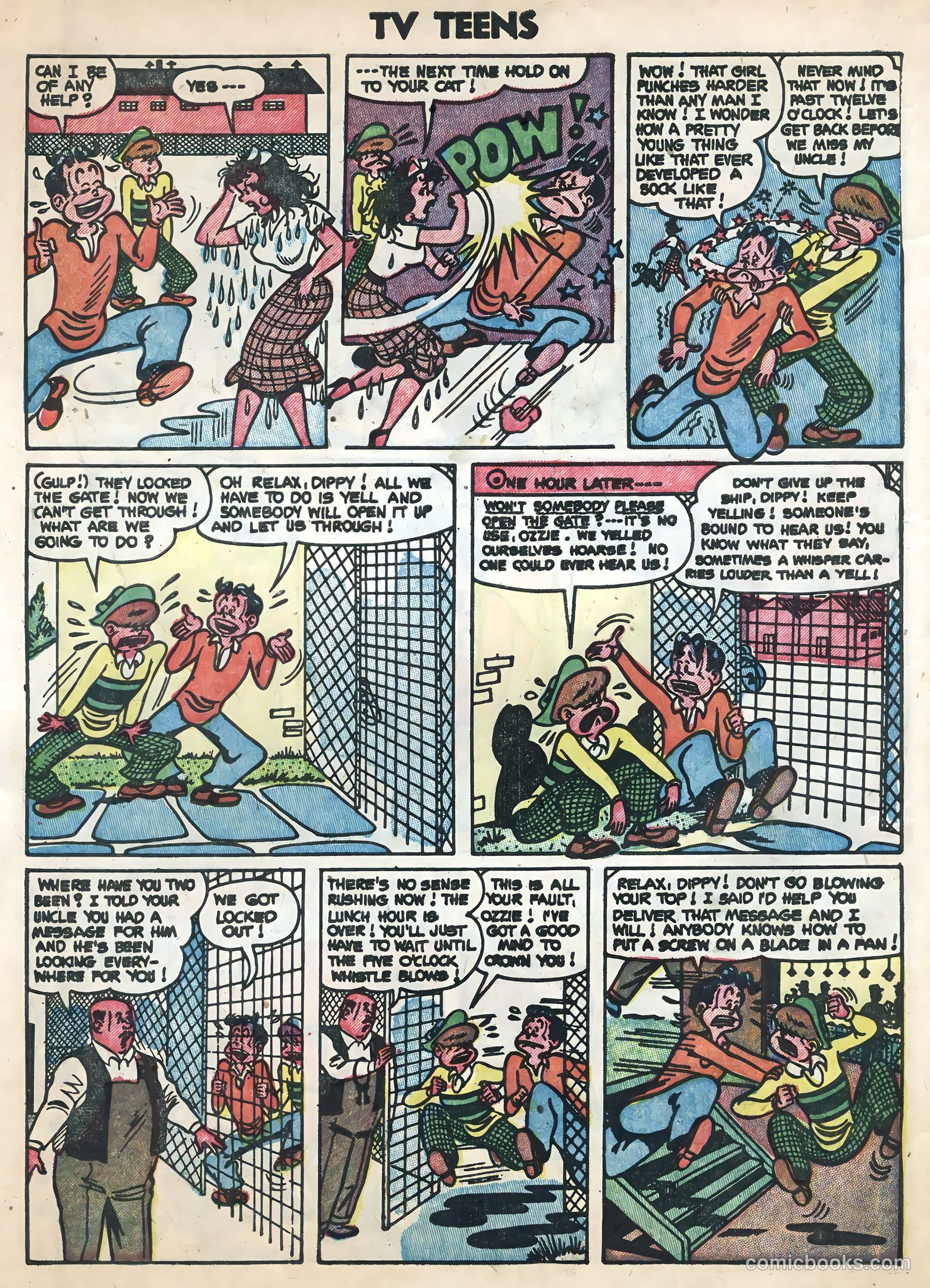 TV Teens #14 (1954) — page 10 of 36