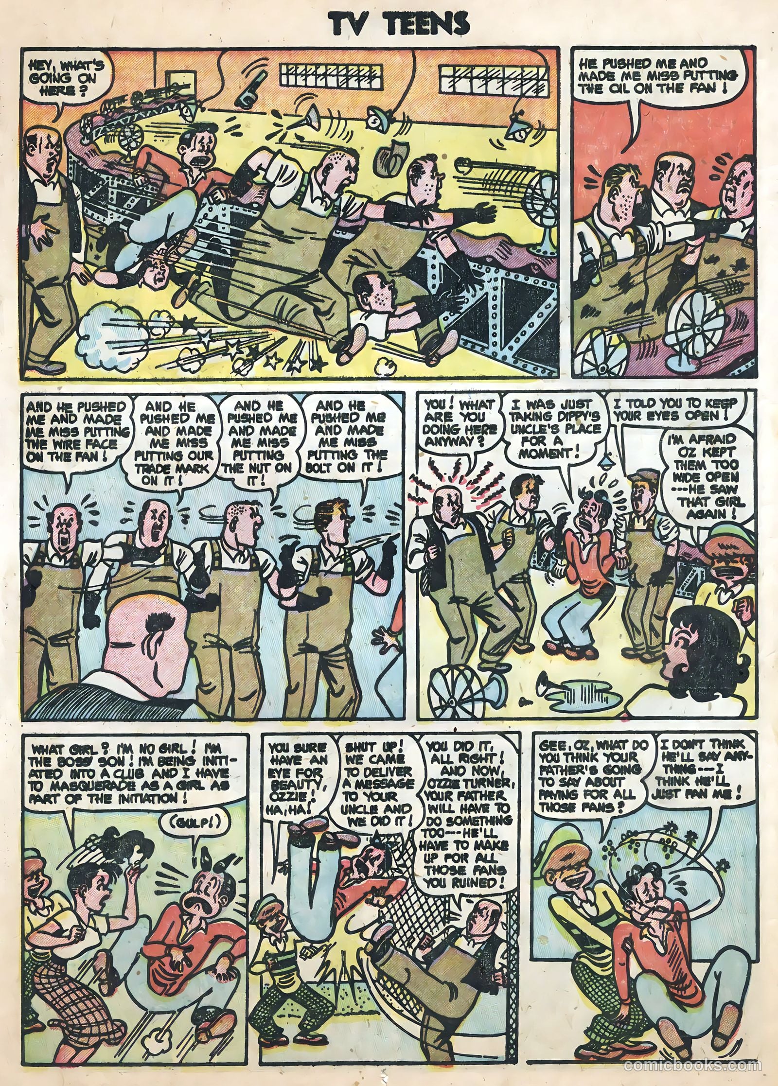 TV Teens #14 (1954) — page 12 of 36