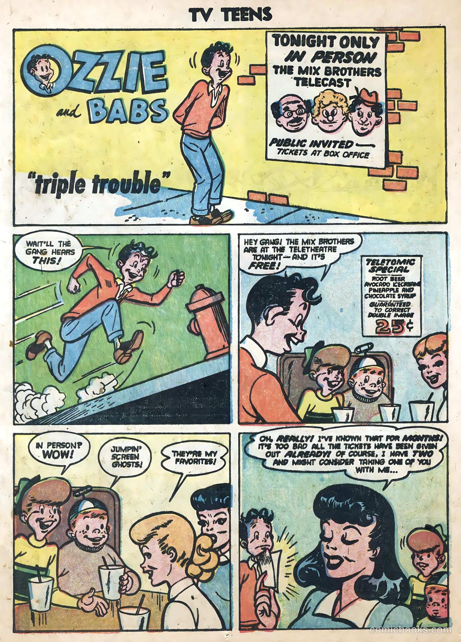 TV Teens #14 (1954) — page 13 of 36