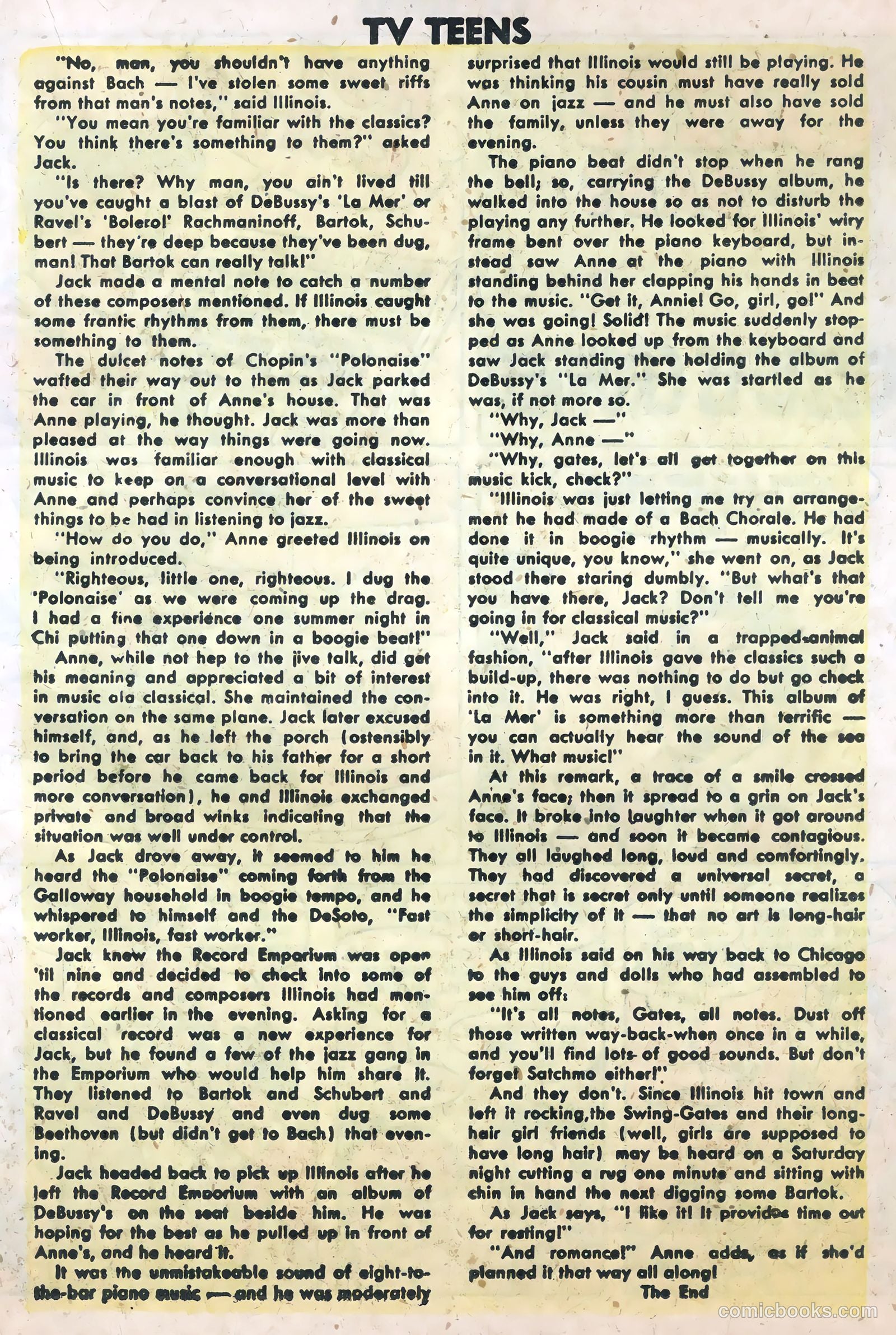 TV Teens #14 (1954) — page 19 of 36