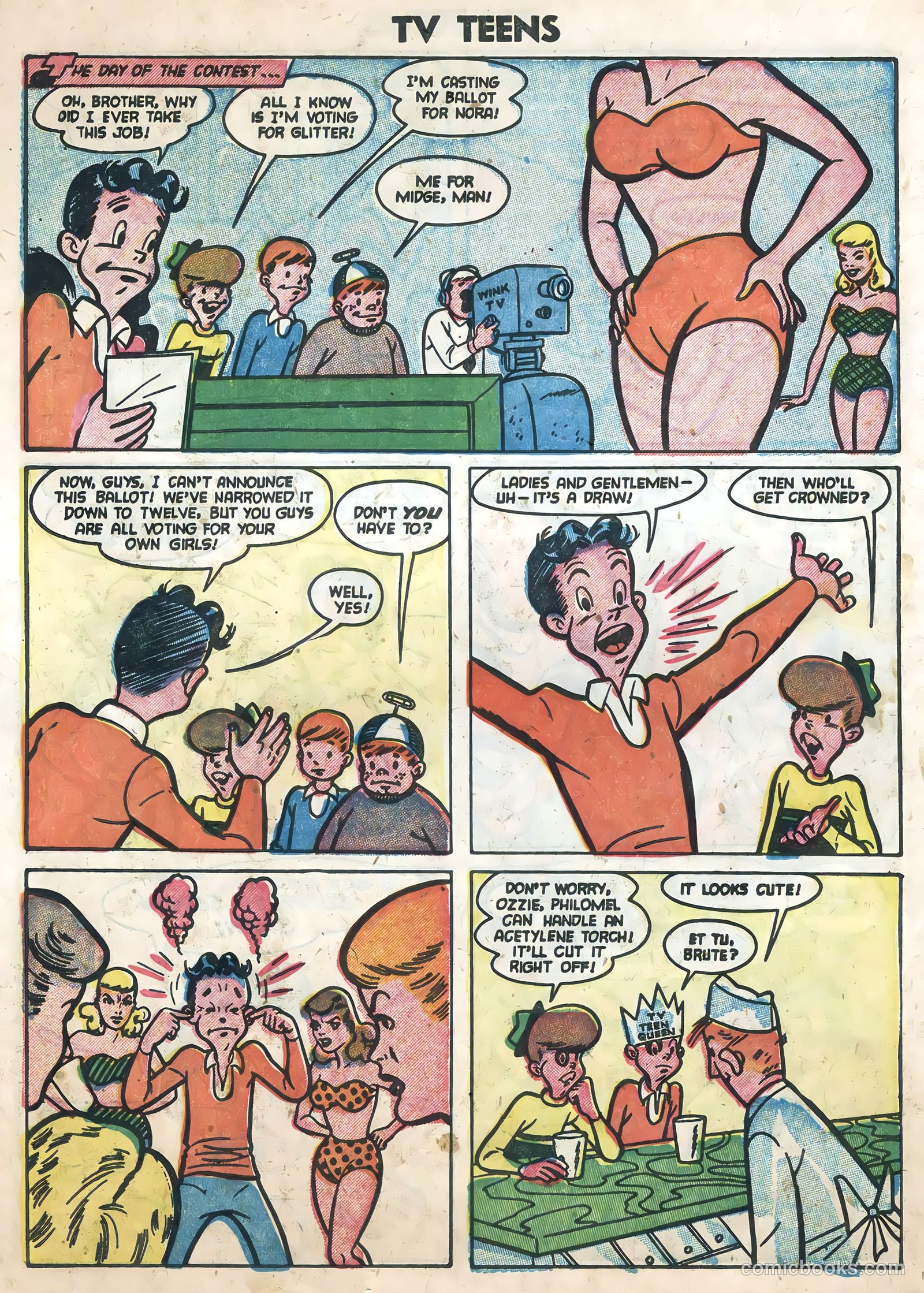 TV Teens #14 (1954) — page 22 of 36