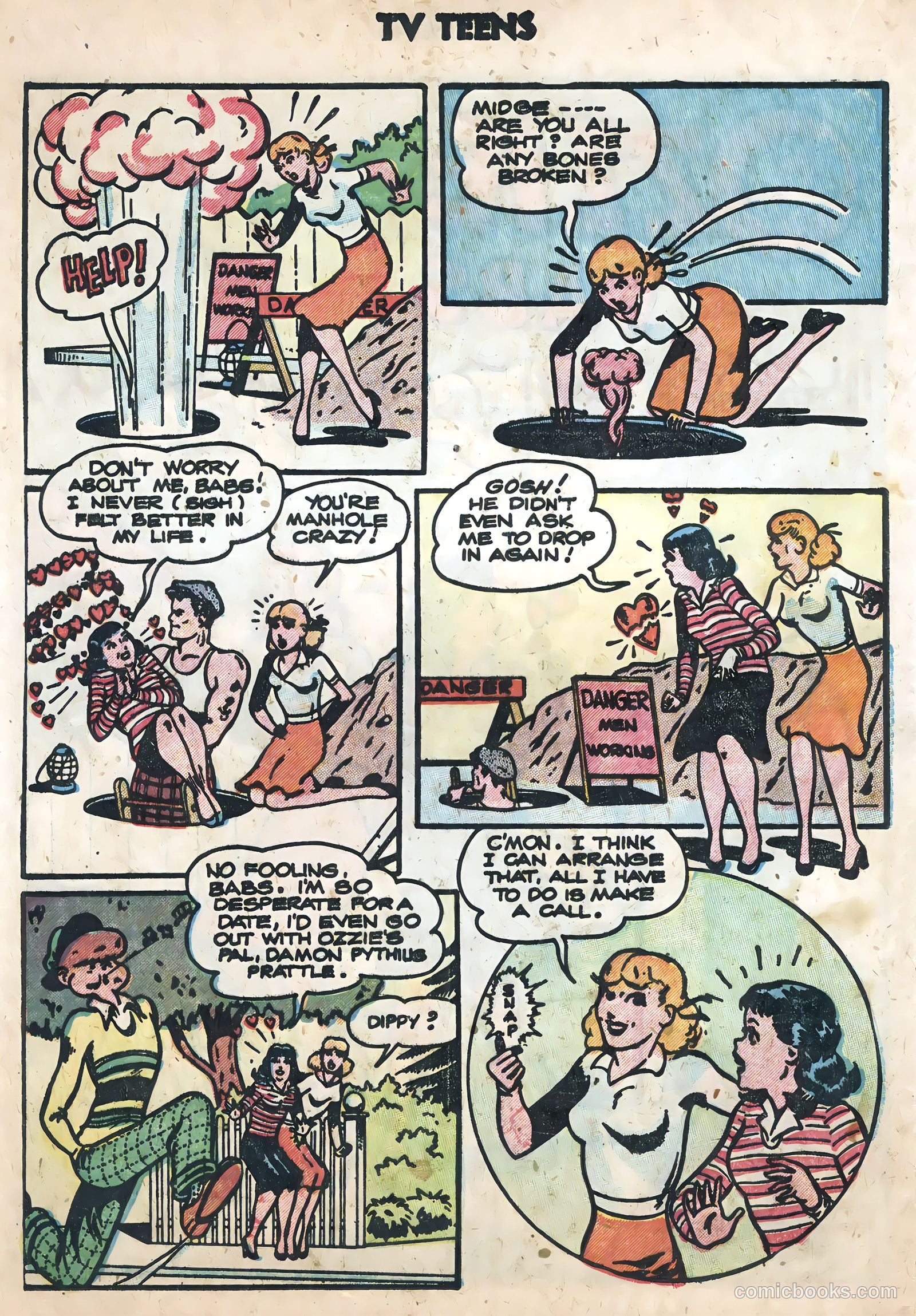 TV Teens #14 (1954) — page 24 of 36