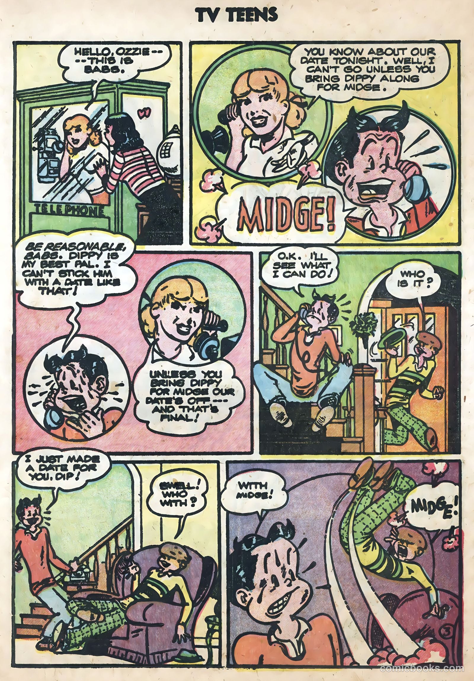 TV Teens #14 (1954) — page 25 of 36