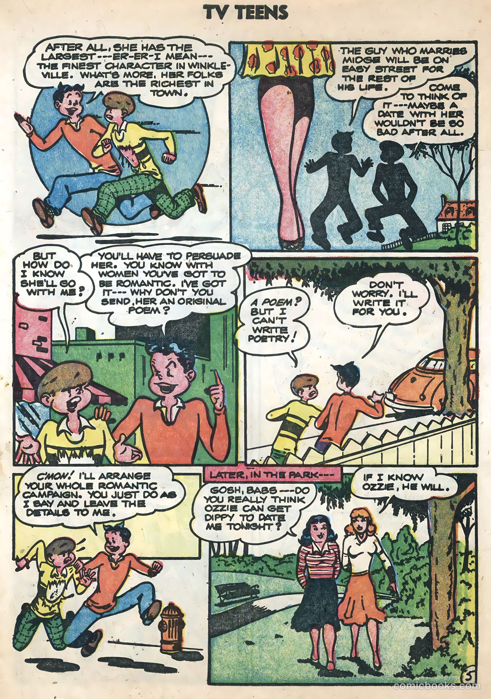TV Teens #14 (1954) — page 27 of 36