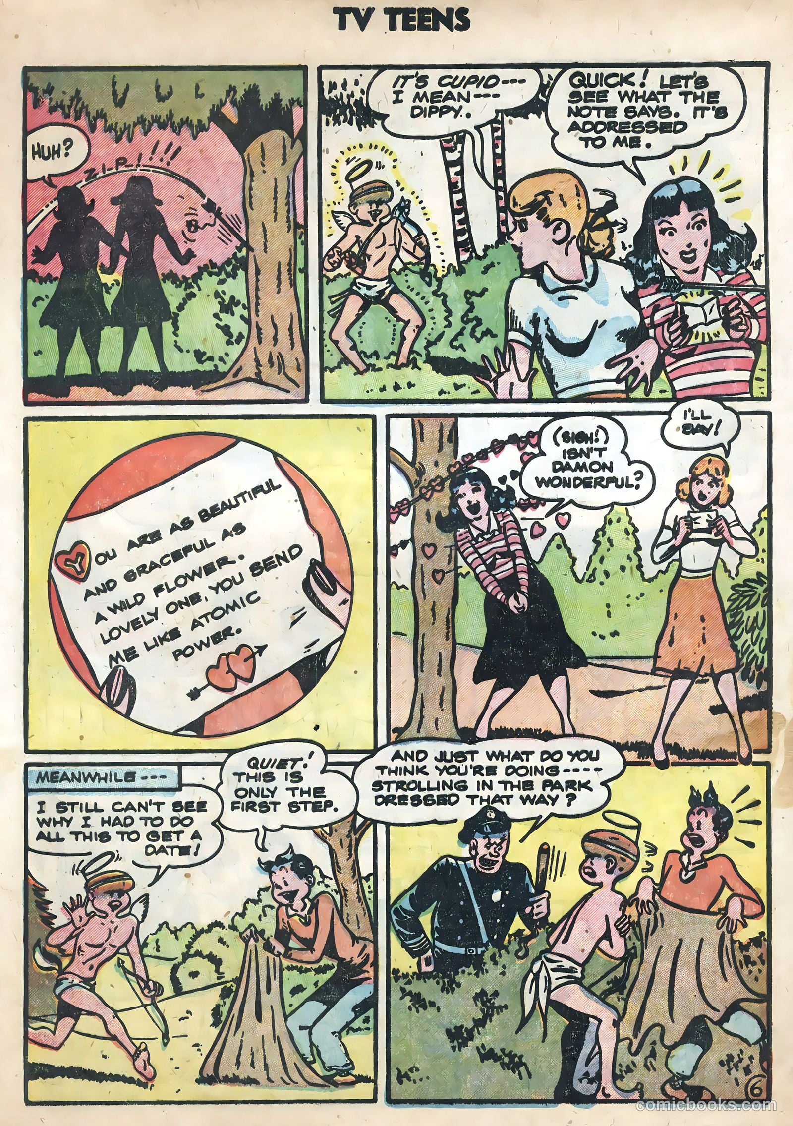 TV Teens #14 (1954) — page 28 of 36