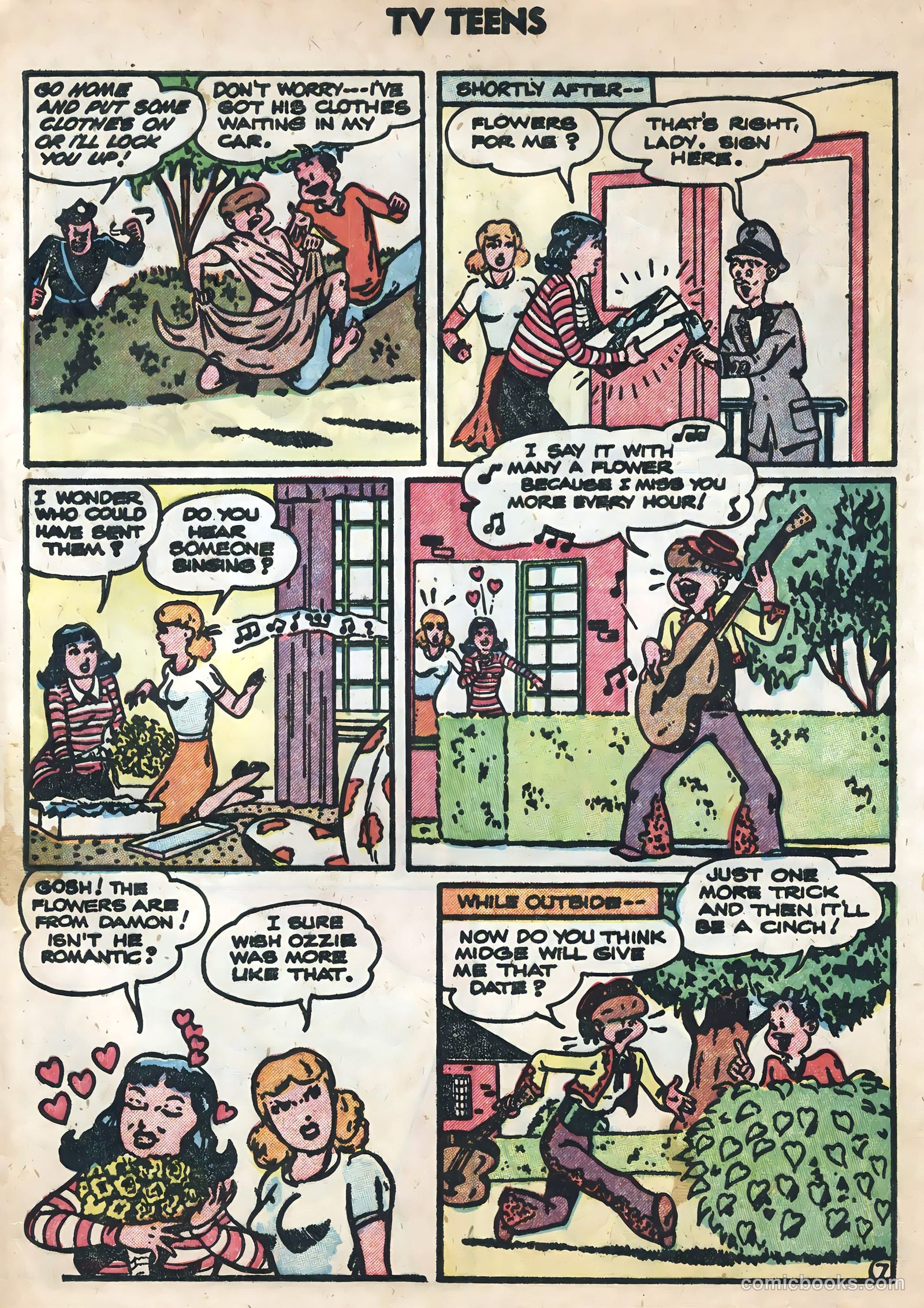 TV Teens #14 (1954) — page 29 of 36